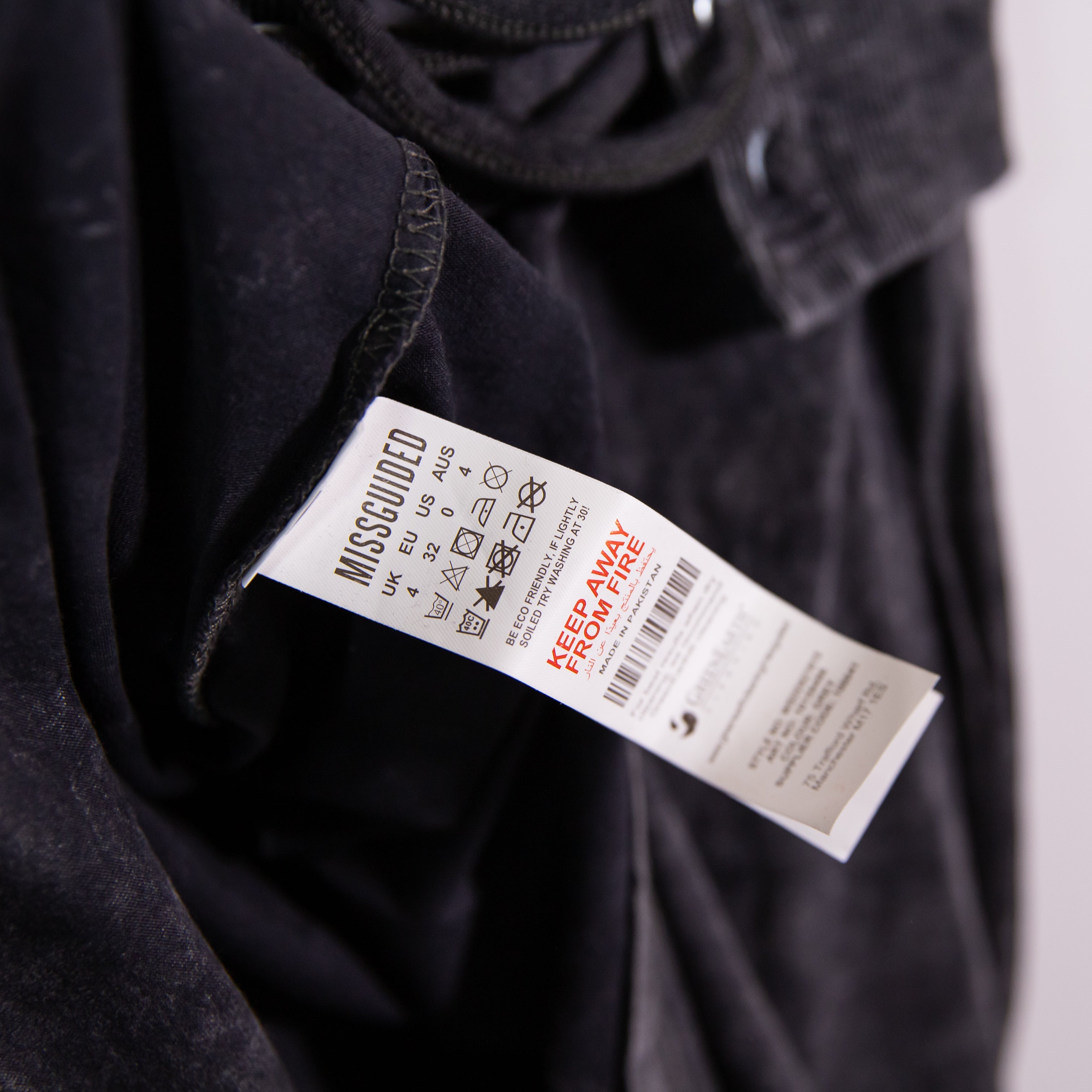 NEW Misguided Corset Bust Cup Short Sleeve Crew Neck Tee Shirt Dress Gray 0