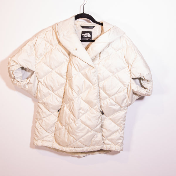 The North Face Women's Far Northern Capelet Goose Down Insulated Quilted Jacket