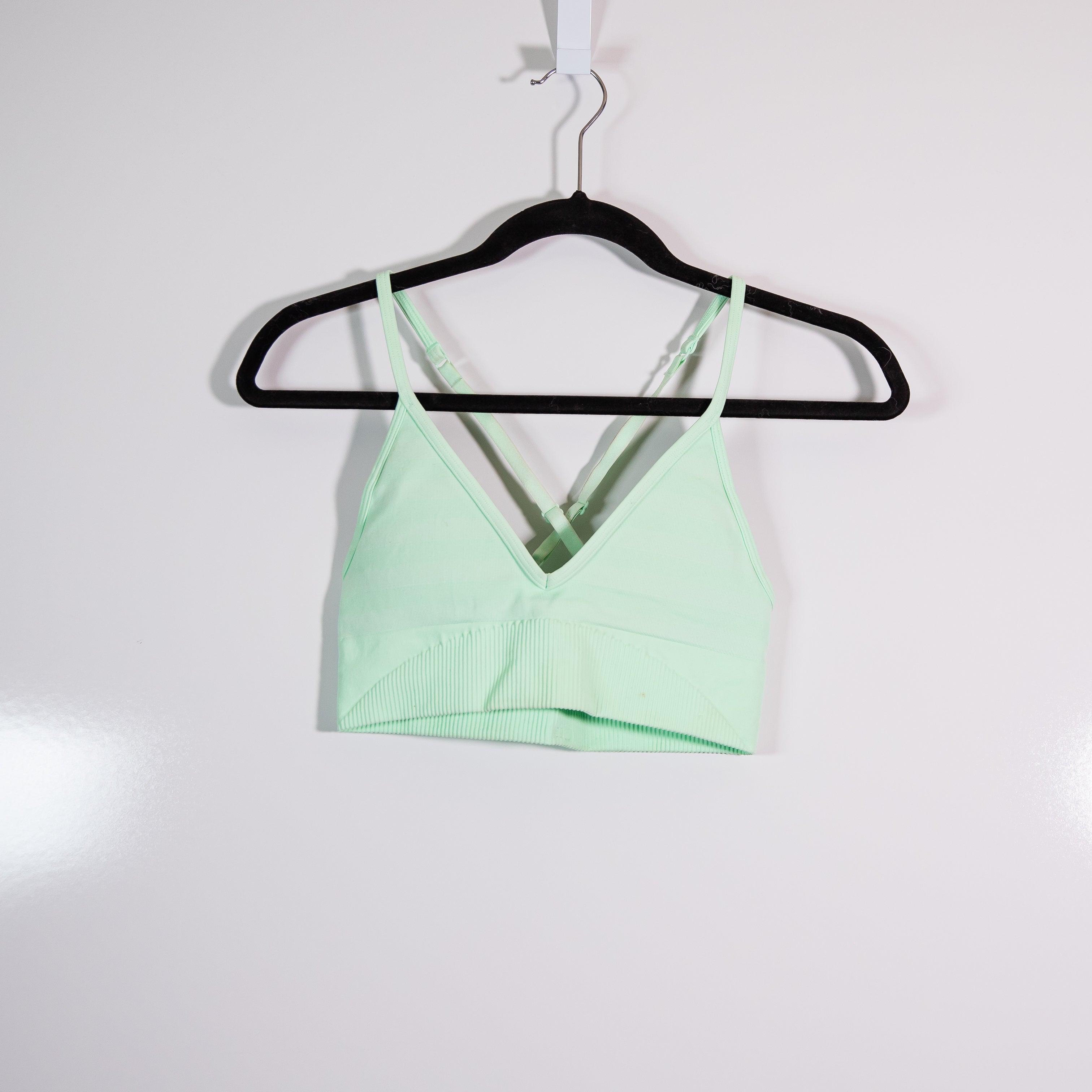 Lululemon Women's Ebb to Street Athletic Sports Bra Light Support Delicate Mint
