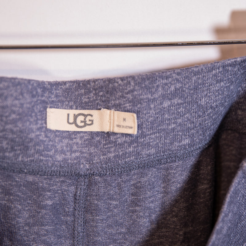 Ugg Gable Flat Panel Mid Rise Ankle Jogger Sweat Pants Blue Gray Medium