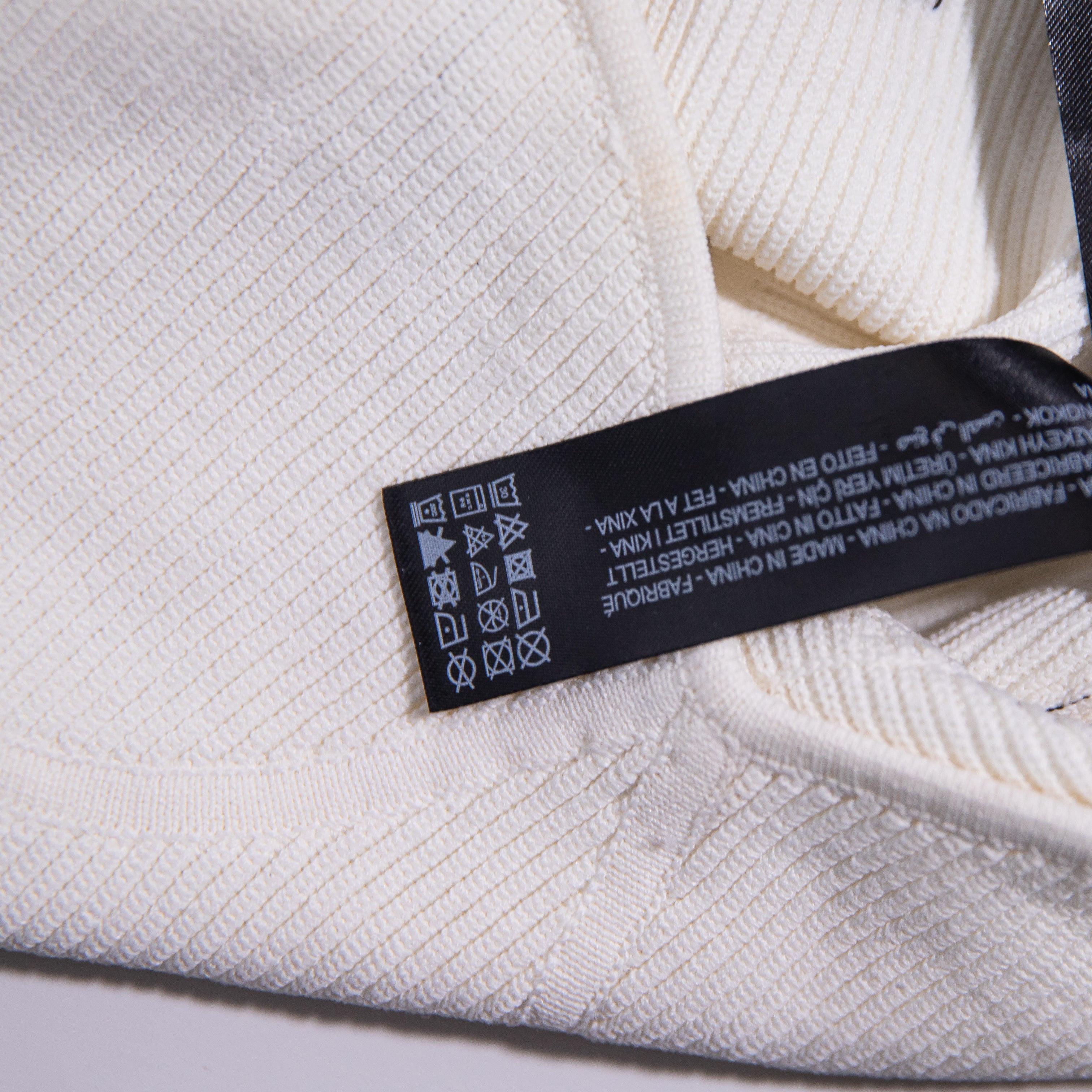 NEW Zara Ribbed Knit Stretch High Rise Full Coverage Bottom Shorts Ivory Small