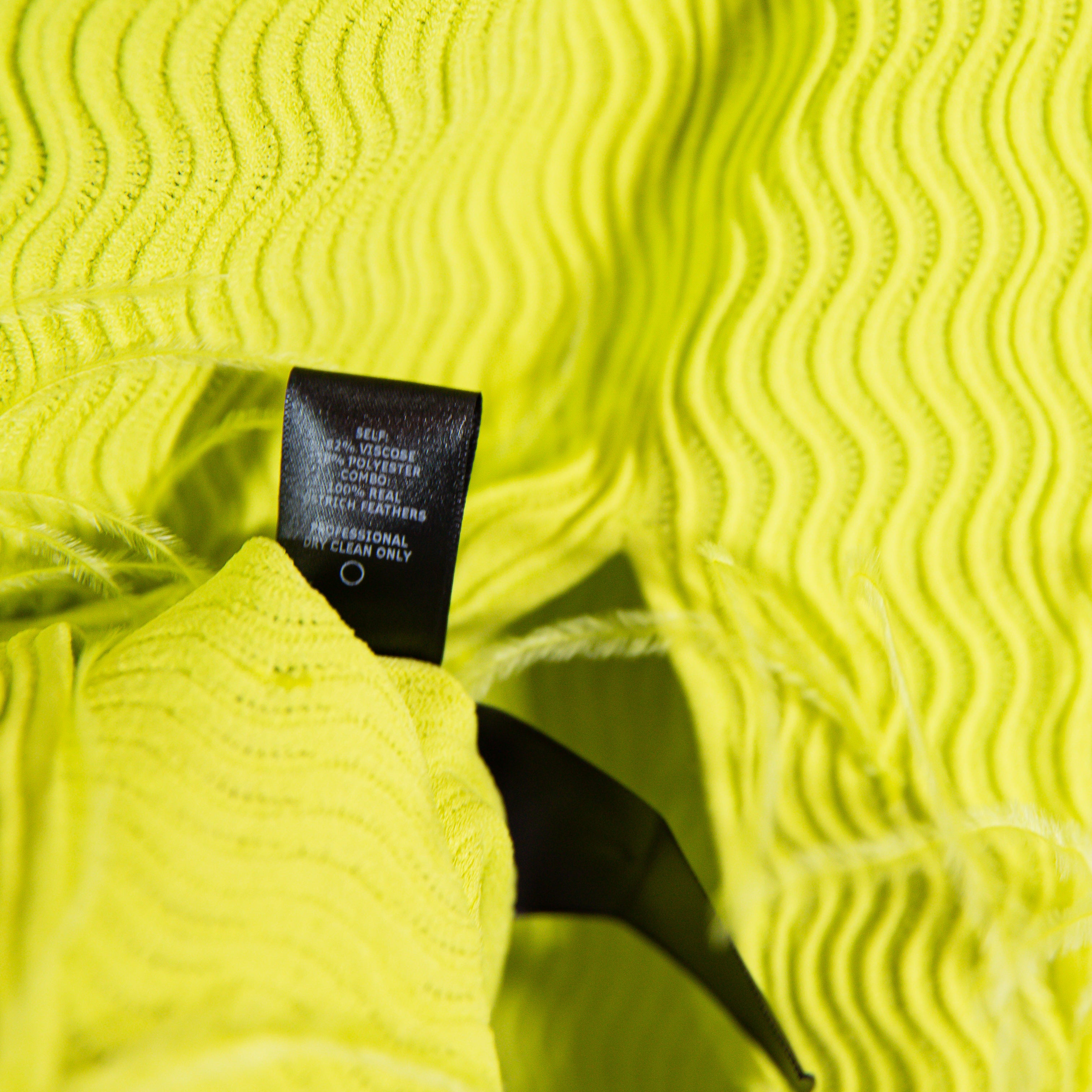 NEW Lapointe Crepe Matte Viscose Flared Ostrich Feather Embellished Midi Skirt S