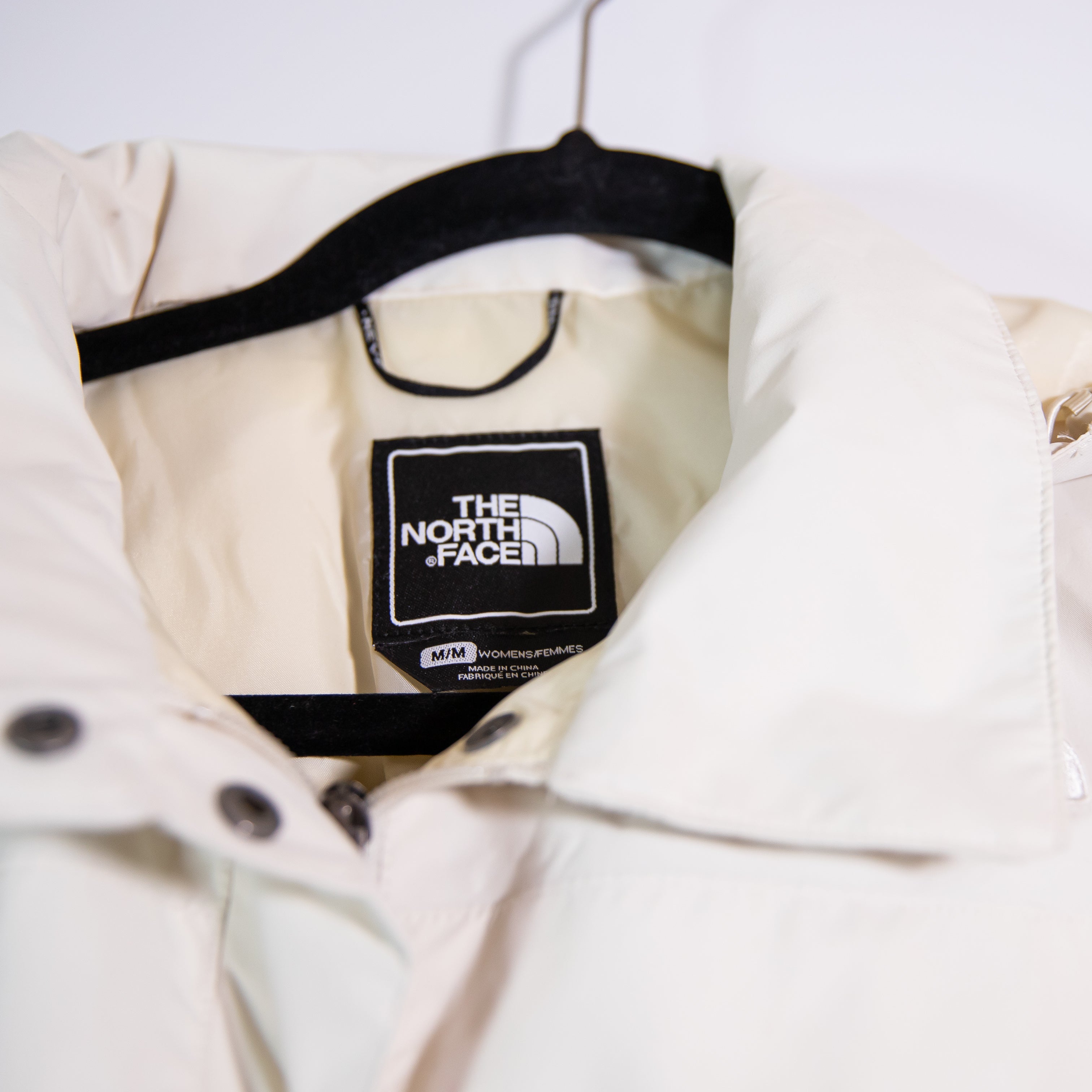 The North Face Women's Stella Grace Zipper Snap Button Hooded Trench Coat Jacket