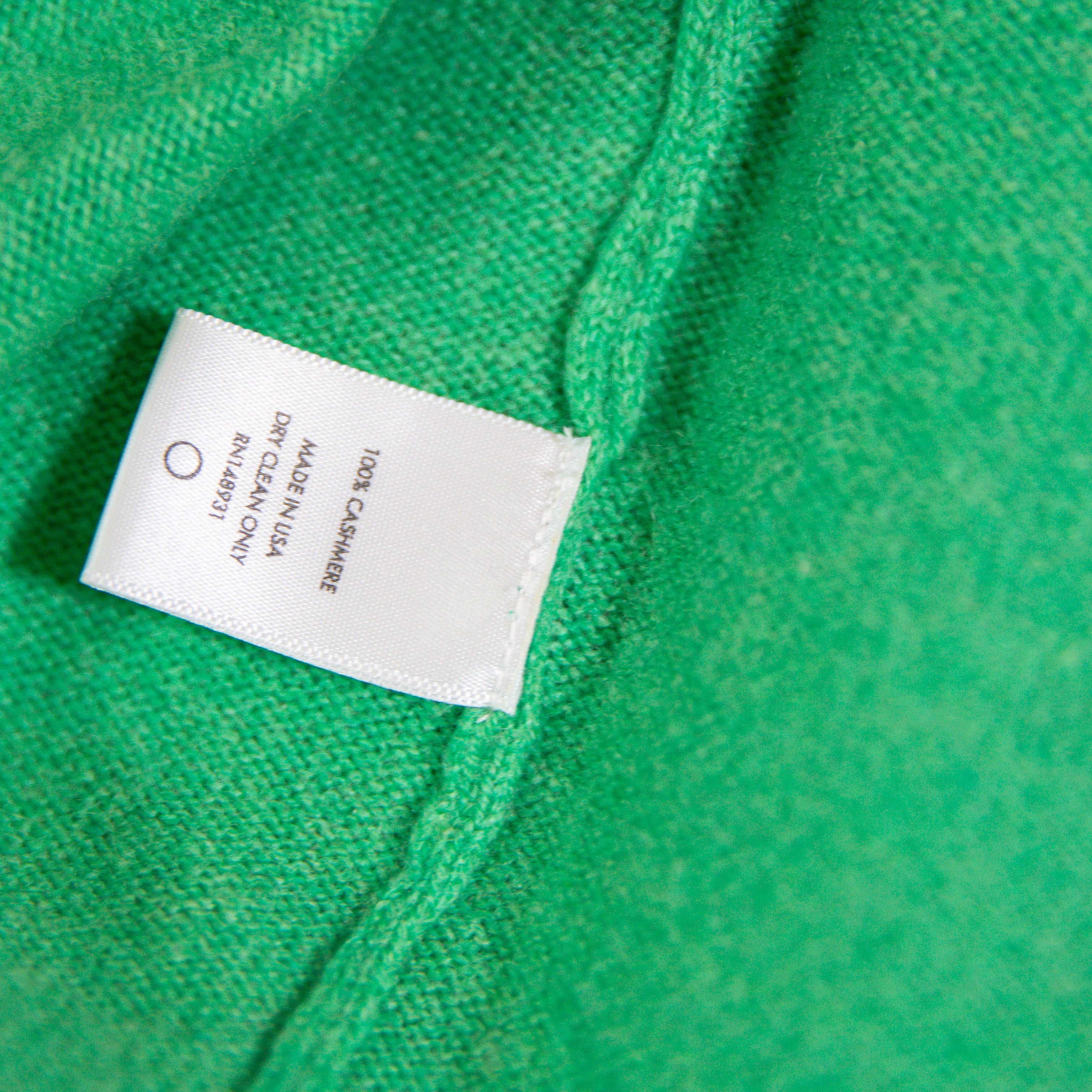 The Elder Statesman 100% Cashmere Roll Neck Long Sleeve Pullover Sweater Green S