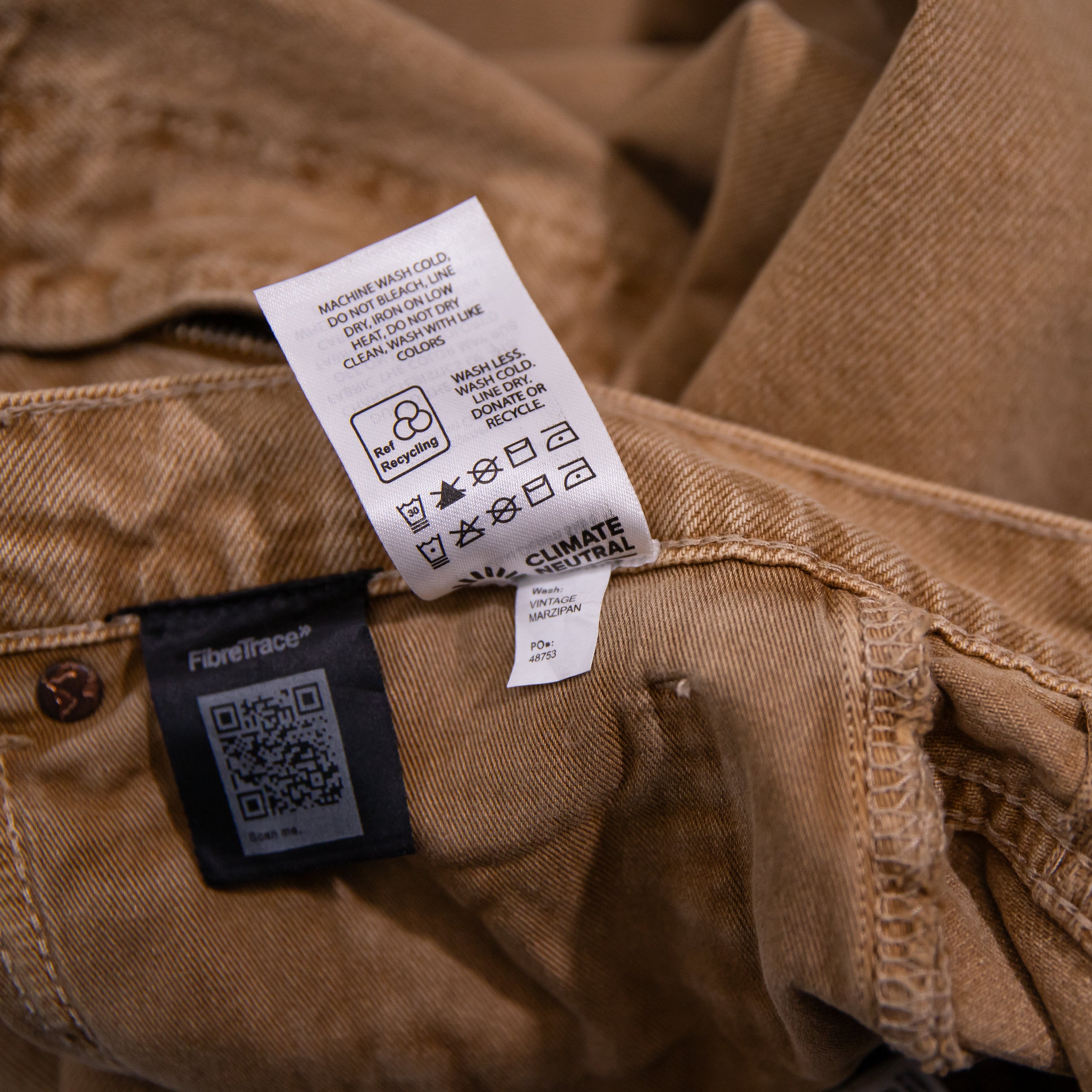 Reformation Tazz Cotton Straight Line High Slit Denim Jean Maxi Skirt Beige 30&nbsp;