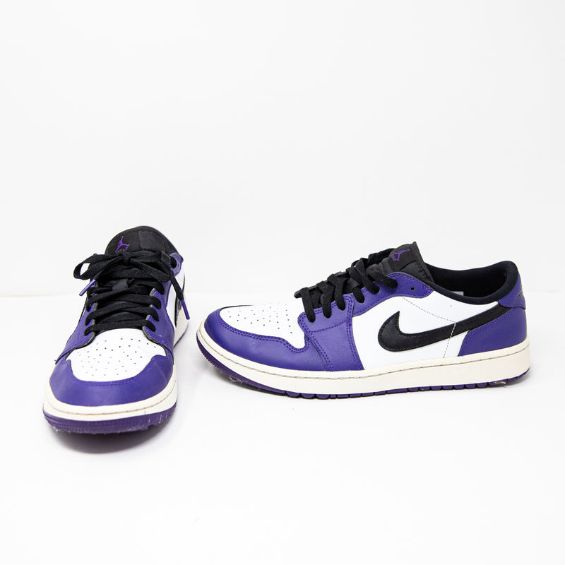 Nike Men's Air Jordan 1 Low G Court Purple OG White Black DD9315-105 Sneakers 12