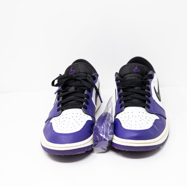 Nike Men's Air Jordan 1 Low G Court Purple OG White Black DD9315-105 Sneakers 12