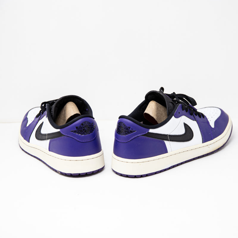 Nike Men's Air Jordan 1 Low G Court Purple OG White Black DD9315-105 Sneakers 12