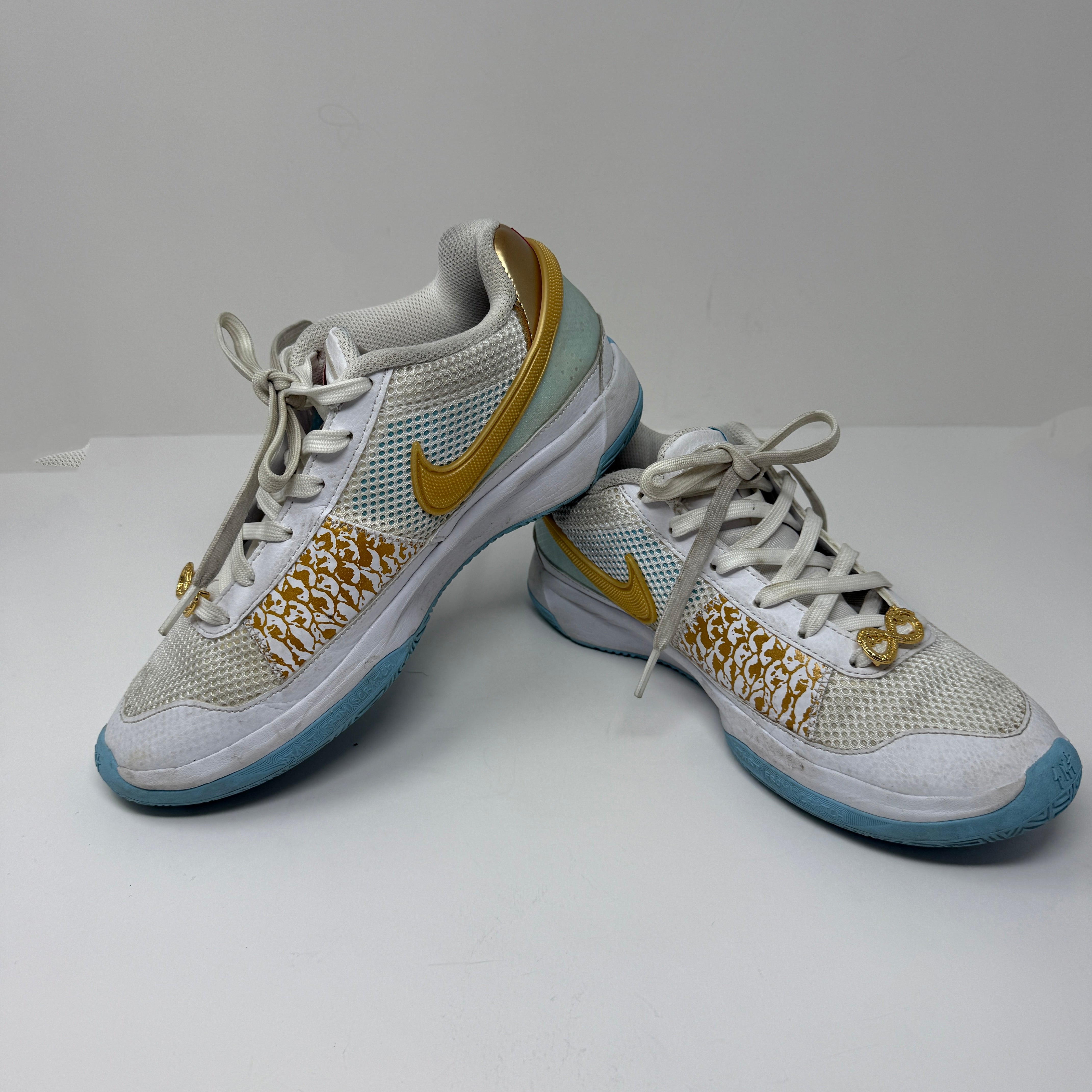 Nike FV1290-100 Ja Morant 1 Chinese New Year Low Top Sneakers Malachite Platinum