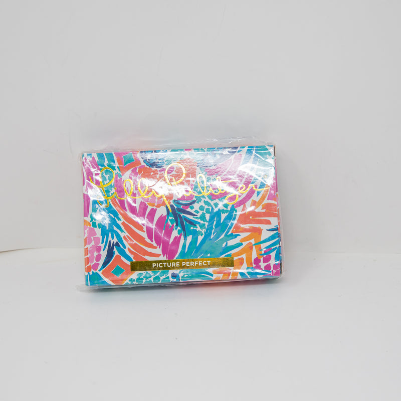 NEW Lilly Pulitzer Picture Perfect Clear Acrylic Multi Color Print Pattern Frame