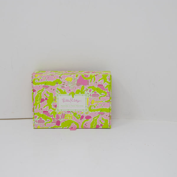 NEW Lilly Pulitzer 2 Decks Of Playing Game Cards with Score Pad Frisky Business