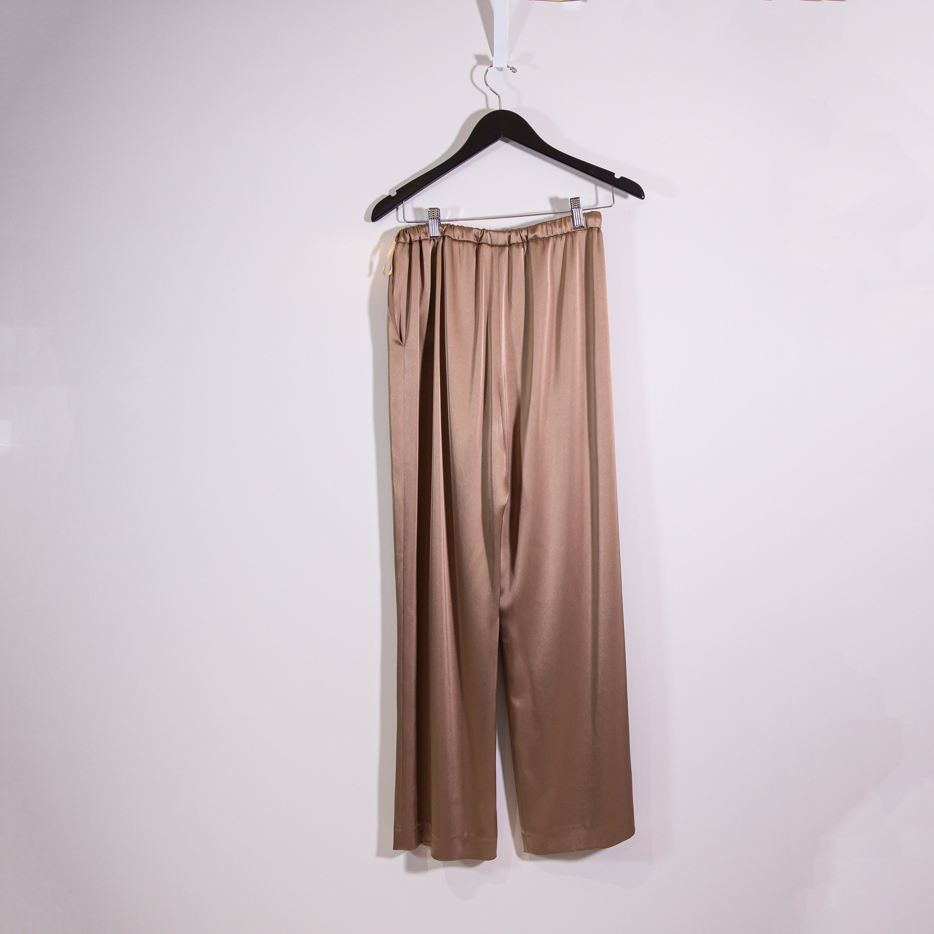 Nanushka Tupsa Mid Rise Straight Leg Trouser Pants Sandstone Neutral XS