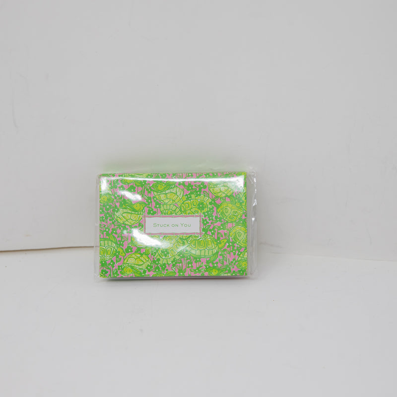 NEW Lilly Pulitzer Stuck On You 200 Sticky Notes In Four Sizes Desert Tort Print