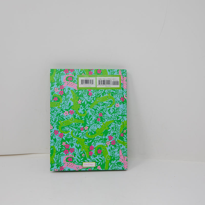 NEW Lilly Pulitzer A Day In The life Lined Journal Notebook Alligator Print