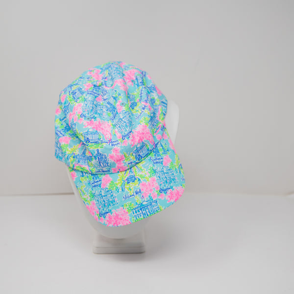 Lilly Pulitzer Run Around Adjustable Baseball Cap Hat Lilly Loves Washington DC