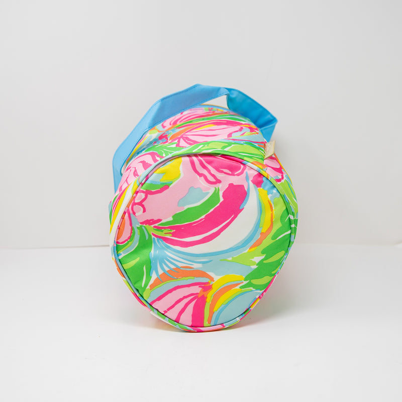 NEW Lilly Pulitzer Ice Bucket Drink Picnic Cooler Bag Purse So A Peeling Print
