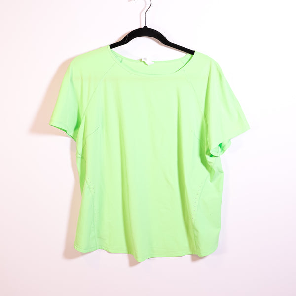 Lululemon Women's Lightweight Stretch Run Short Sleeve Shirt Scream Green 12