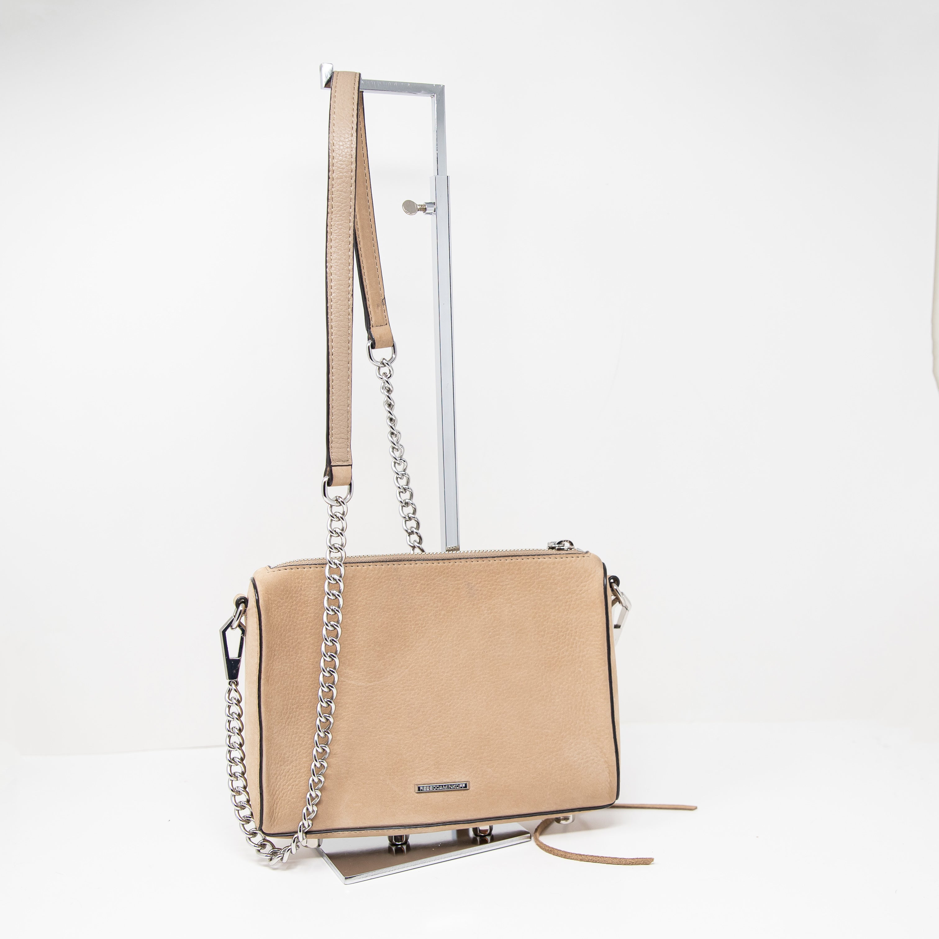 Rebecca Minkoff Avery Textured Leather Convertible Crossbody Shoulder Purse Bag