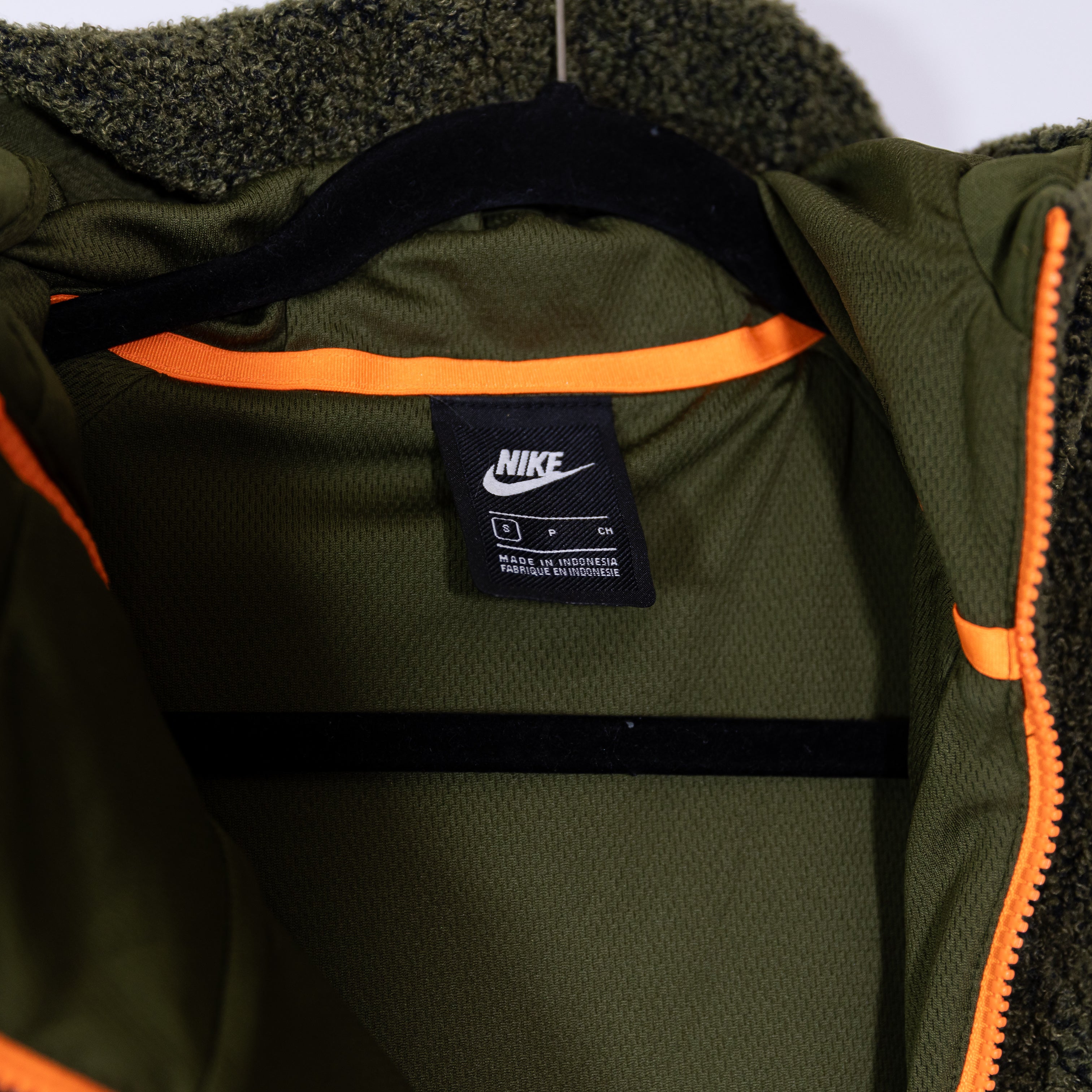 Nike Sportswear Women's NSW Pullover Sherpa Fleece Hoodie Green AJ7284-395 Small