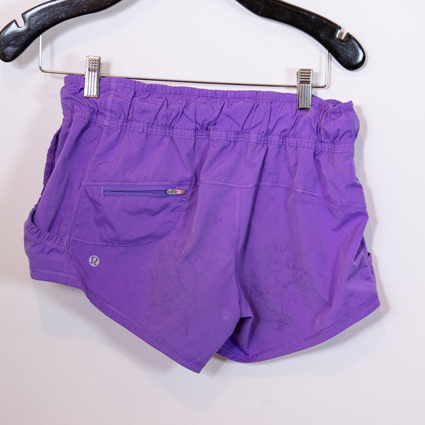 Lululemon Women's Work It Out Athletic Work Out Running Short Power Purple 4