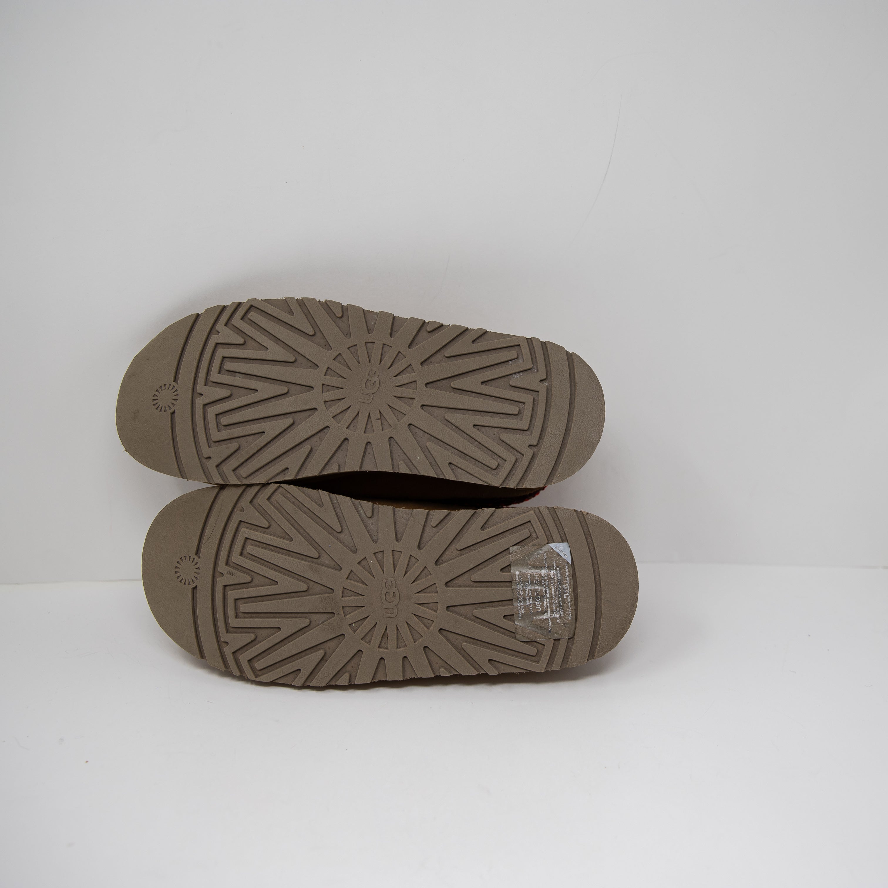 NEW Ugg Women's Tazz Platform Suede Shearling Lined Slip On Slippers Chestnut 9