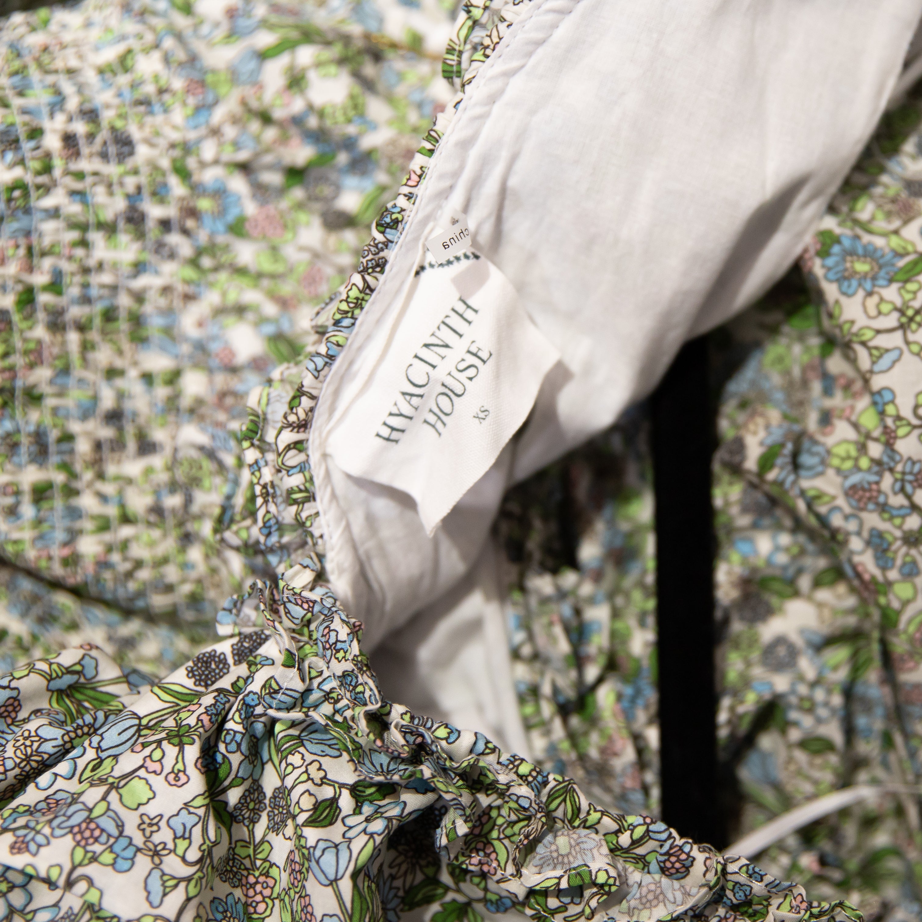 NEW Tuckernuck Hyacinth House Rhodes Cotton Poplin Ruffle Tier Midi Dress Ditzy