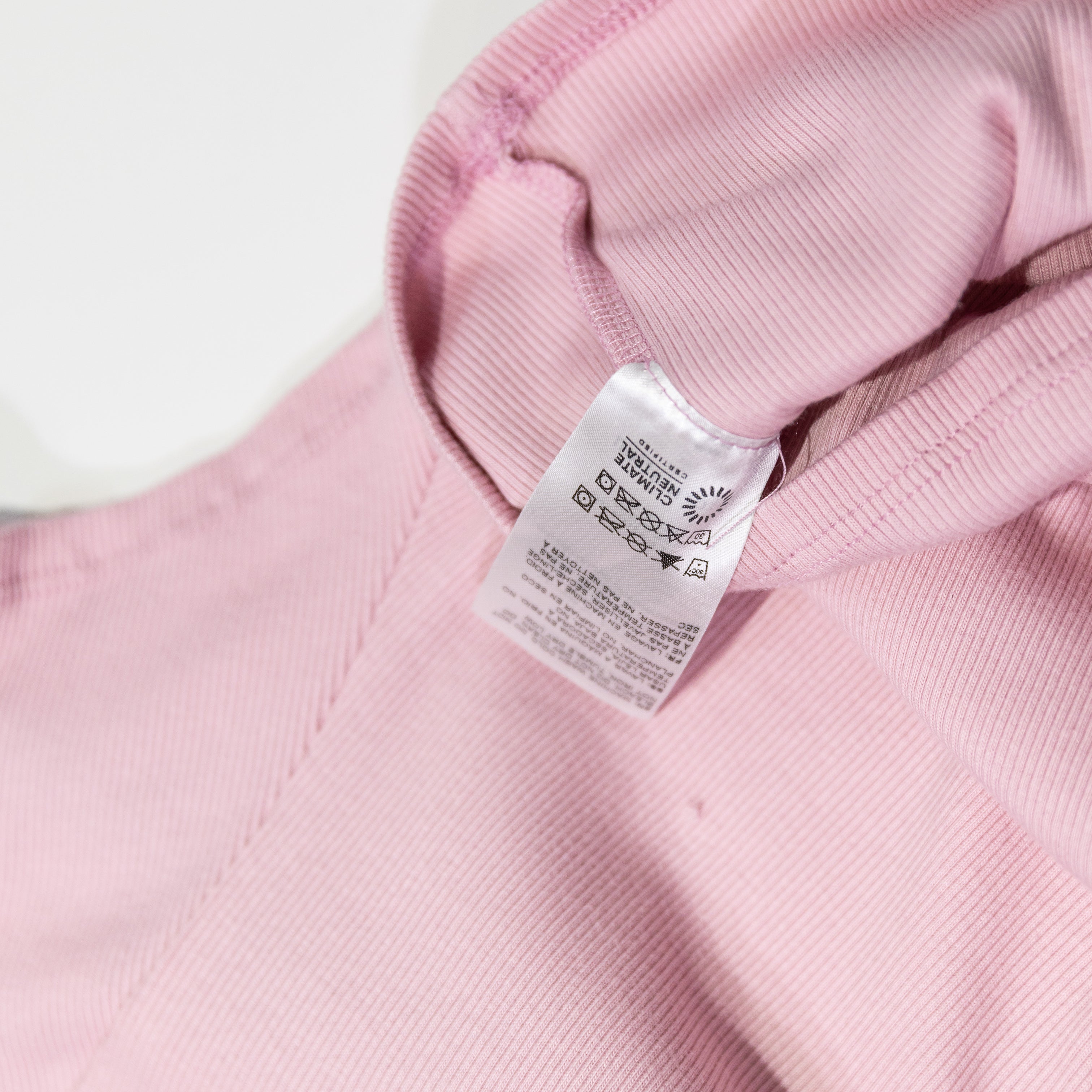 Reformation Muse Cotton Ribbed Knit Stretch Short Sleeve Shirt Babygirl Pink XL