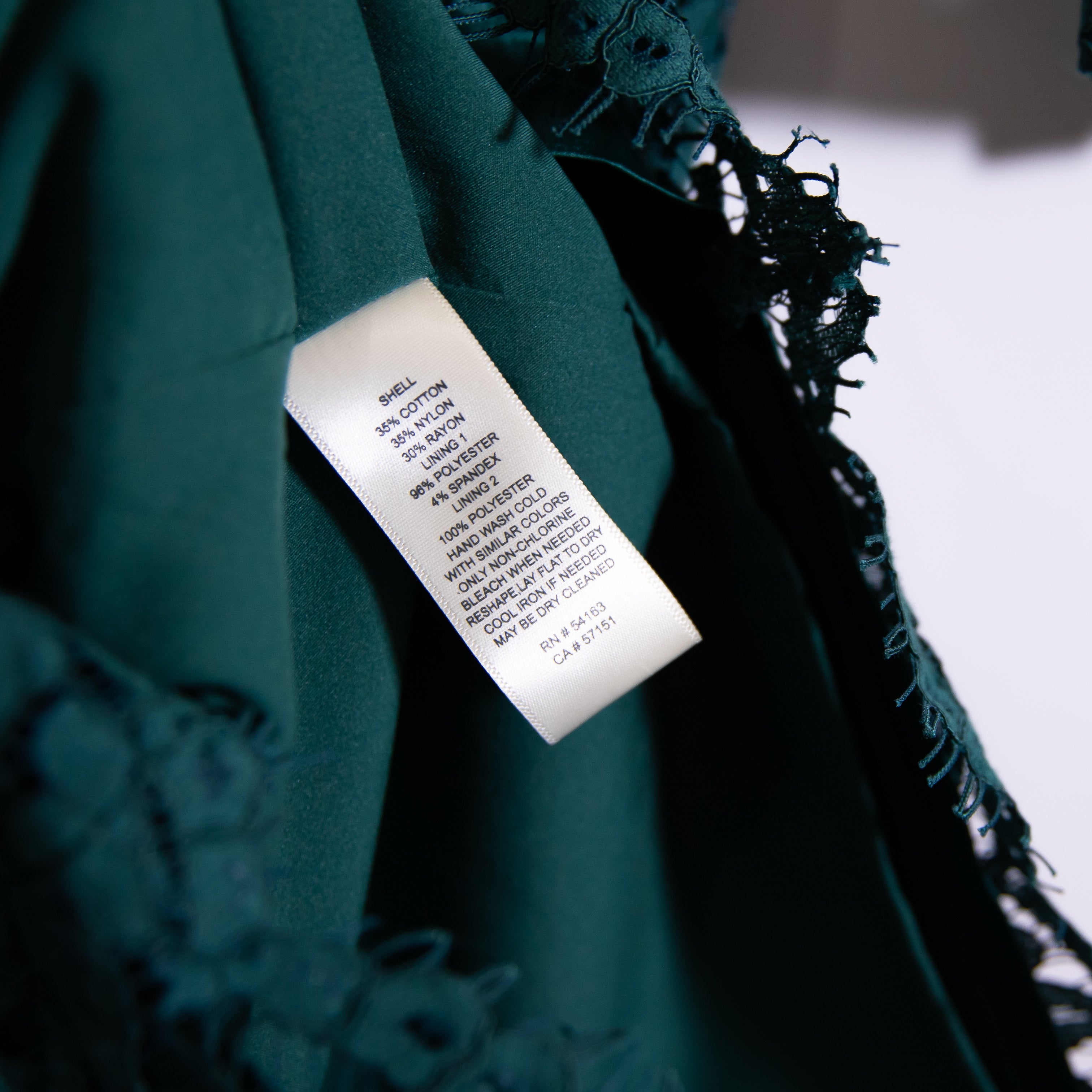 NEW Harper Rose Allover Floral Lace V Neck Sheath Dress Emerald Green 2