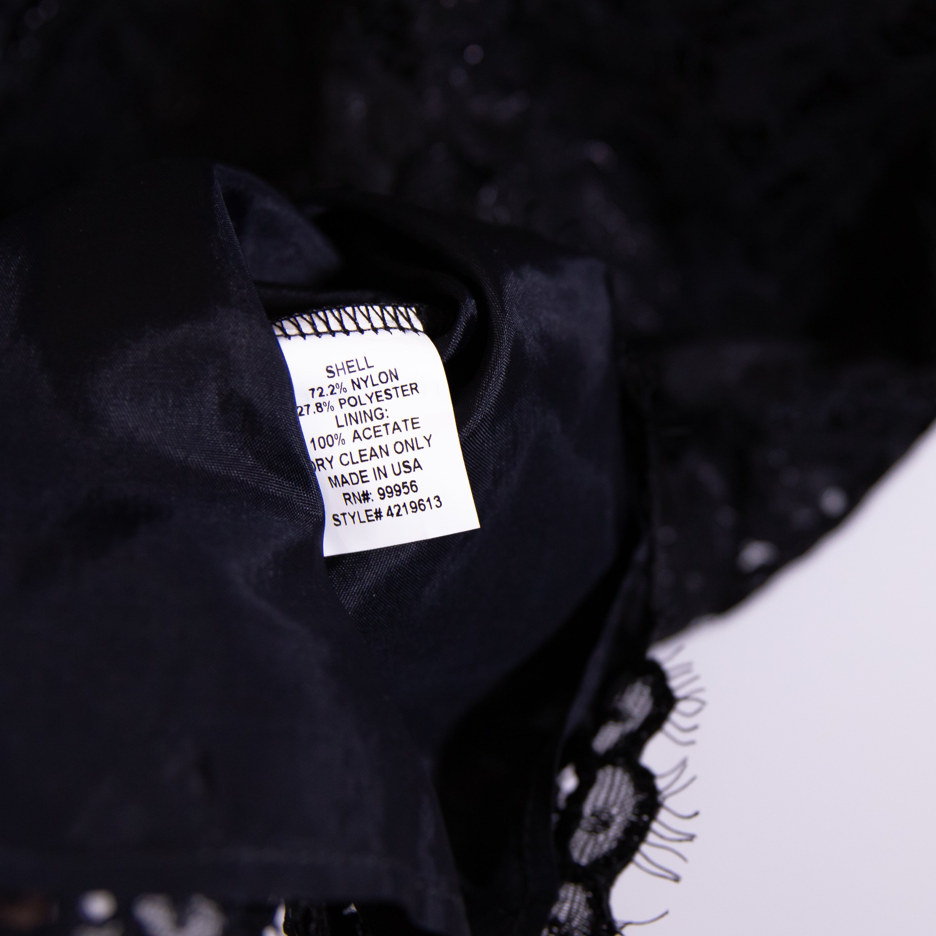 NEW Shoshanna Daria Allover Lace Short Sleeve Mini Sheath Dress Black 8