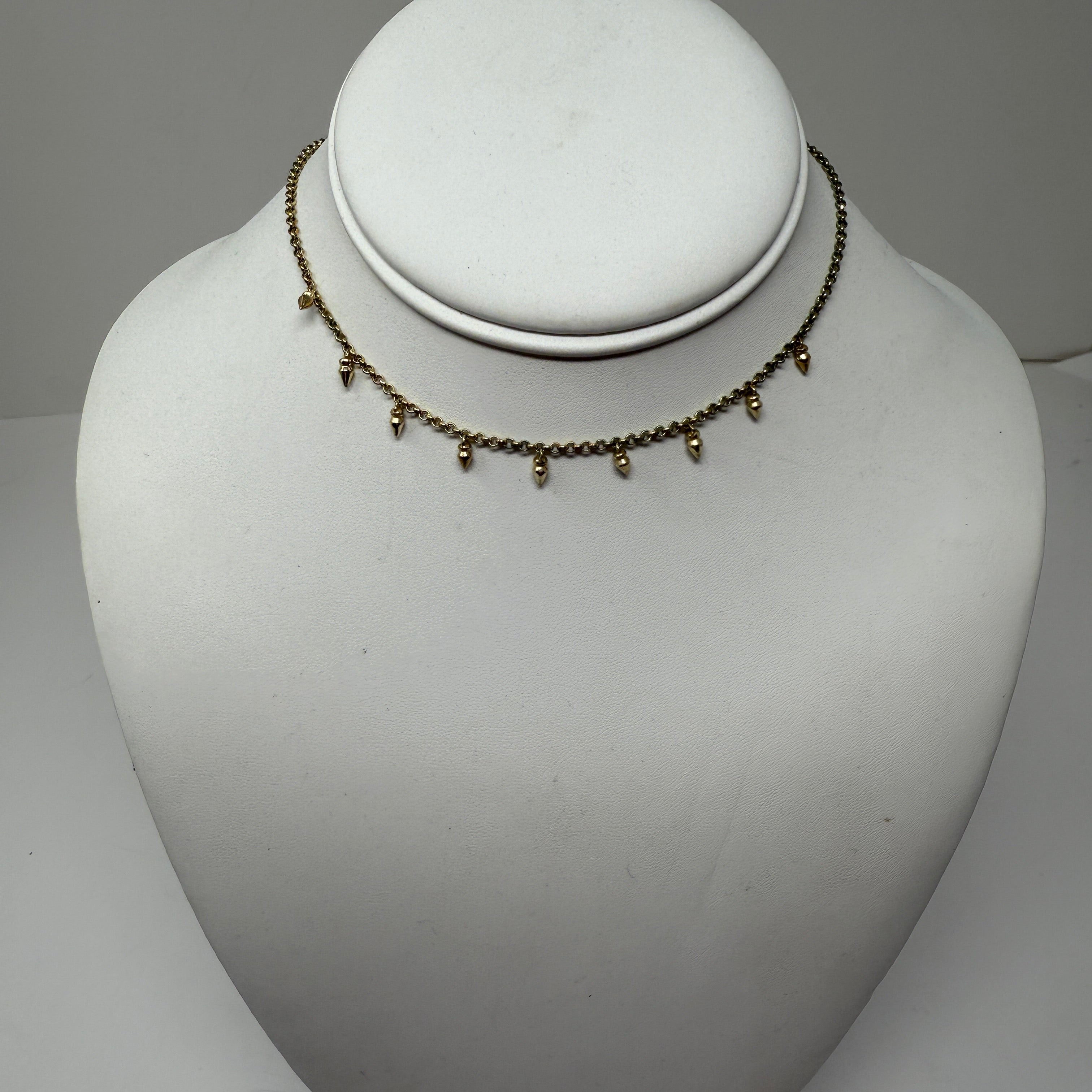 Kendra Scott Addison Adjustable Length 14k Yellow Gold Plated Choker Necklace'