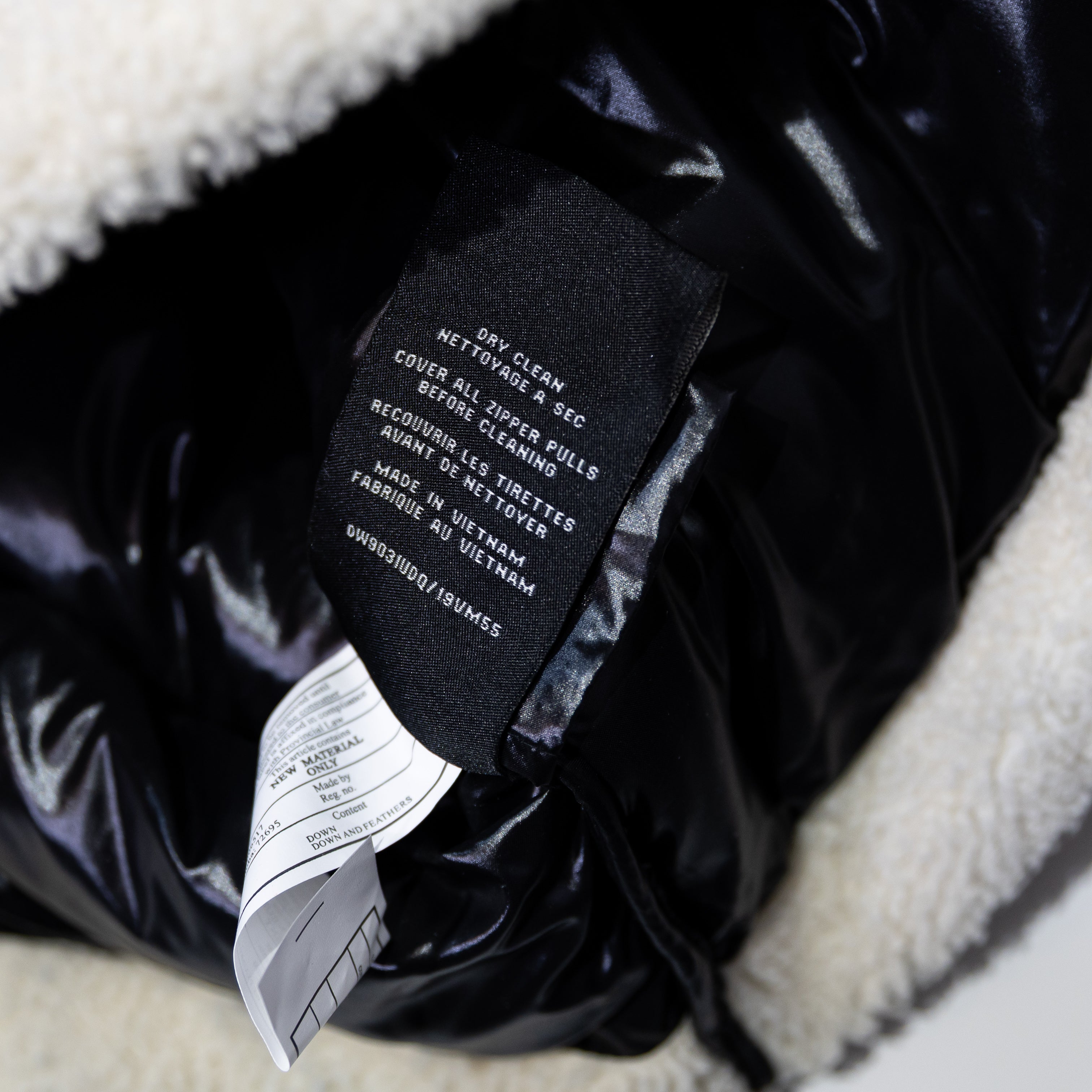 SAM. Mackenzie Shearling Lined Goose Down Quilted Water Resistant Jacket Plaid M