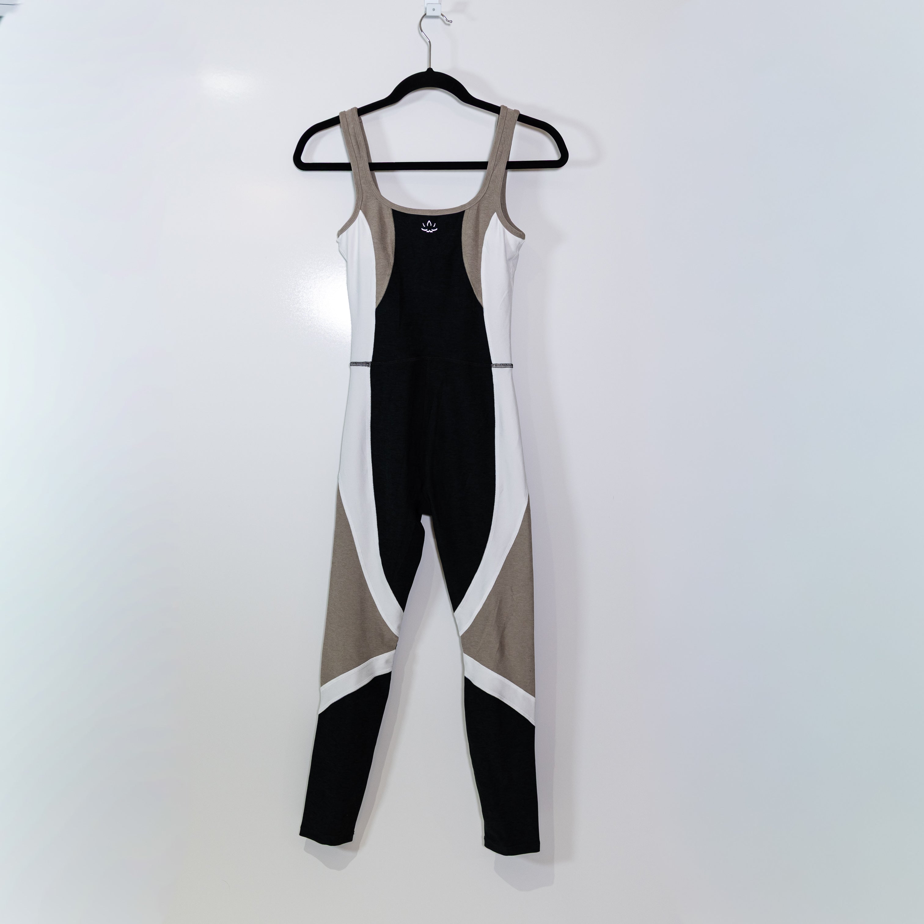 Beyond Yoga Spacedye Outlines Full Length Jumpsuit Jumper Darkest Night XS