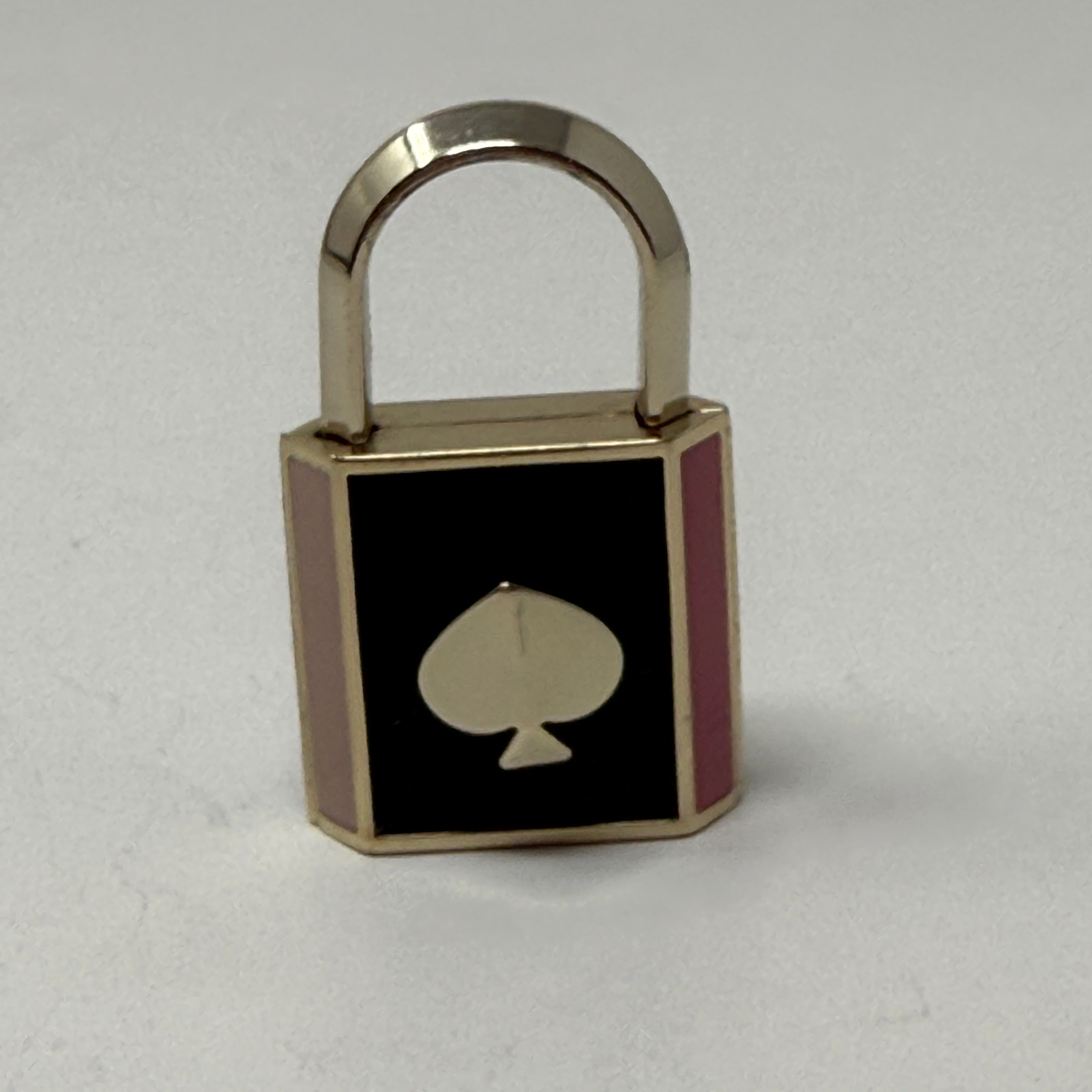 Kate Spade 14k Yellow Gold Plated Lock Box Penchant Charm