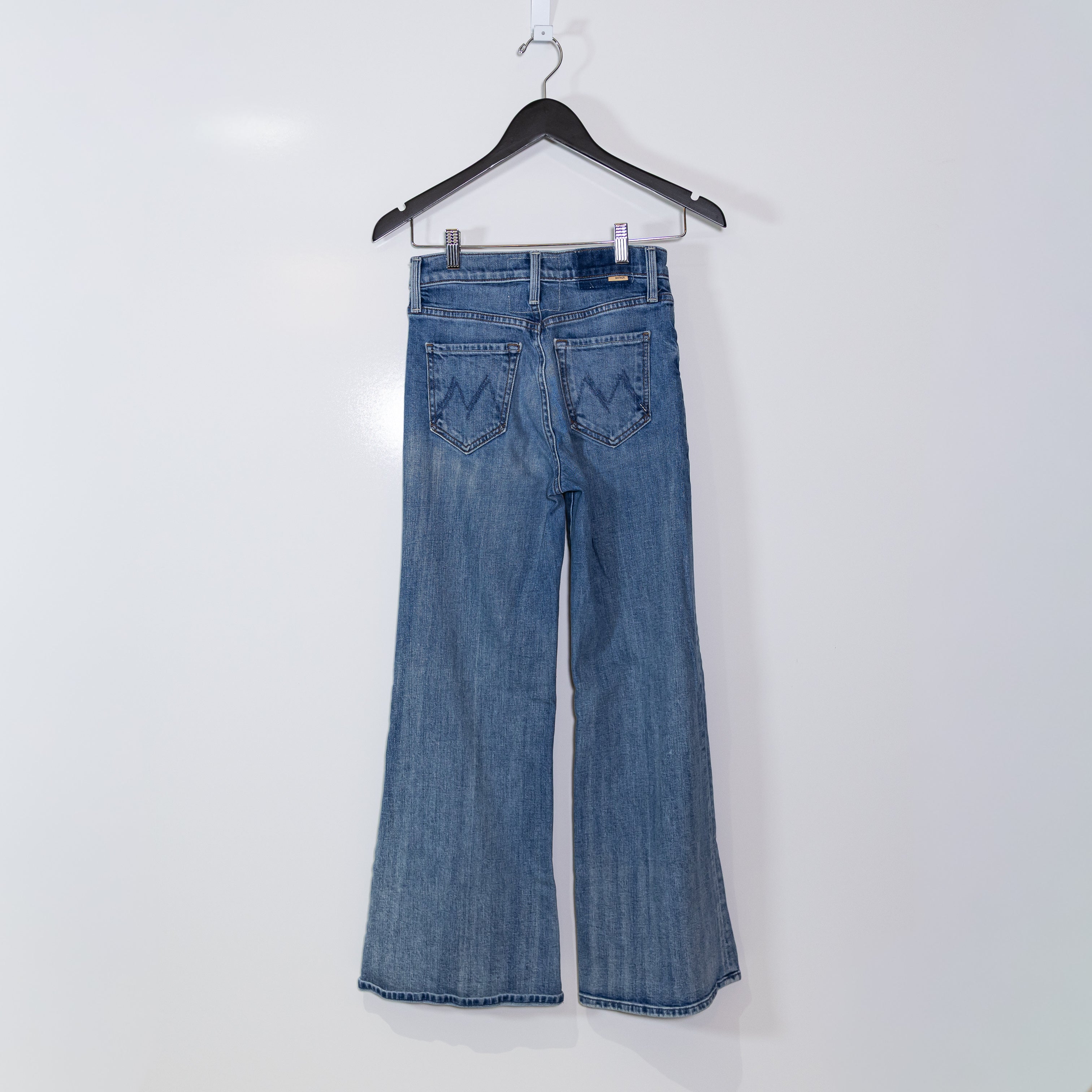 Mother Denim The Fly Cut Tomcat Roller Cotton Stretch Jeans Crushing Wash 24