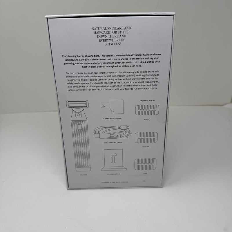 NEW Fur Fur Trimmer Shaving &amp; Grooming Body Tool Rechargeable &amp; Storage Bag