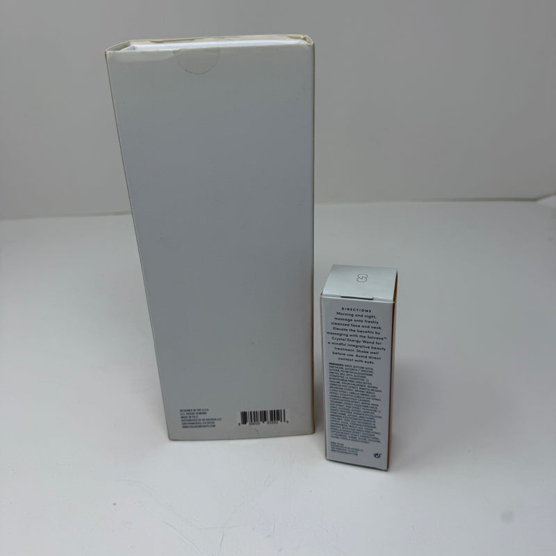 NEW Solvasa Skincare Crystal Energy Wand De Puffer Daily Lymphatic Duo Tool