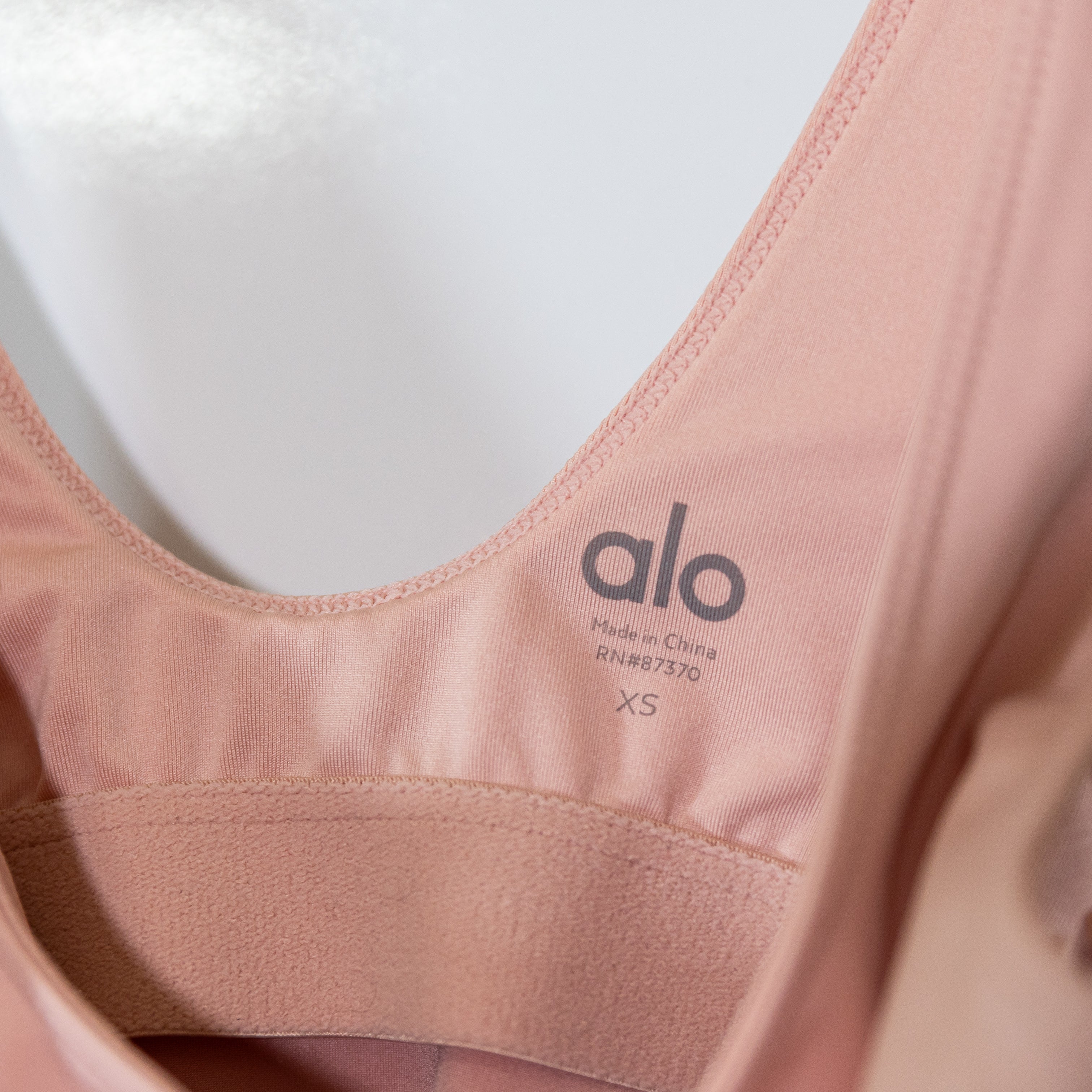 Alo Yoga Women's Scoop Neck Sleeveless Tank One Piece Bodysuit Pink XS