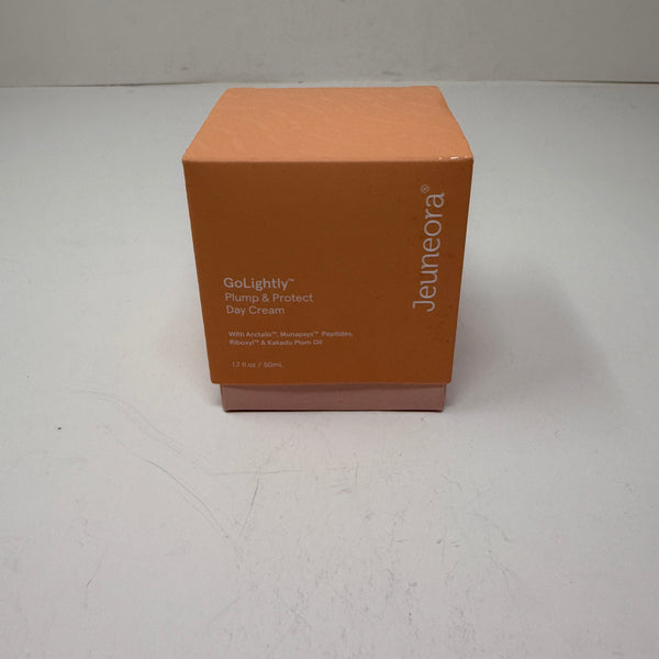 NEW Jeuneora GoLightly Plump &amp; Protect Day Cream Moisturizing Lotion Full Size