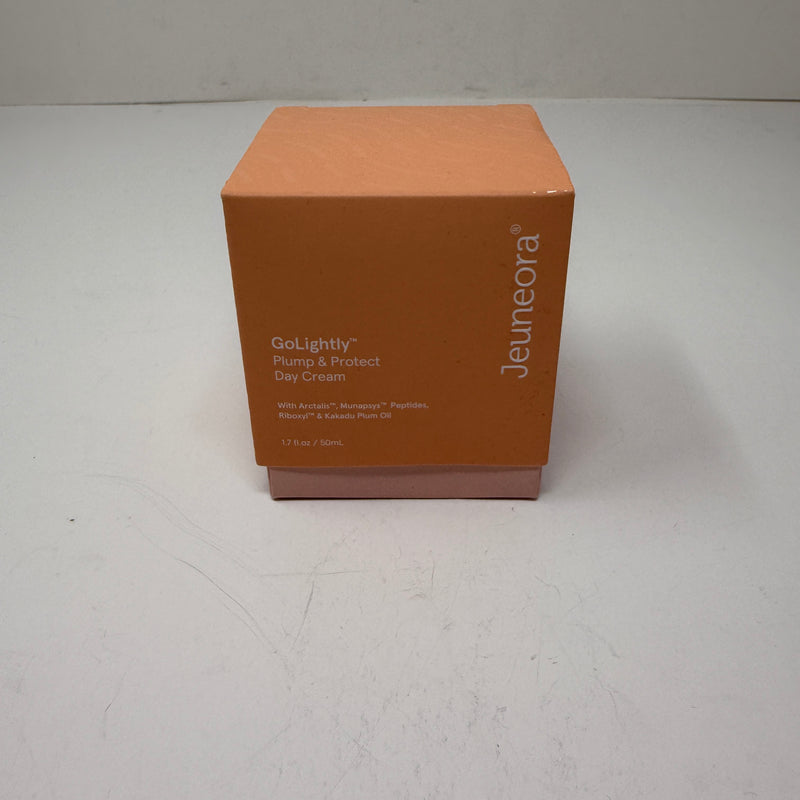 NEW Jeuneora GoLightly Plump &amp; Protect Day Cream Moisturizing Lotion Full Size