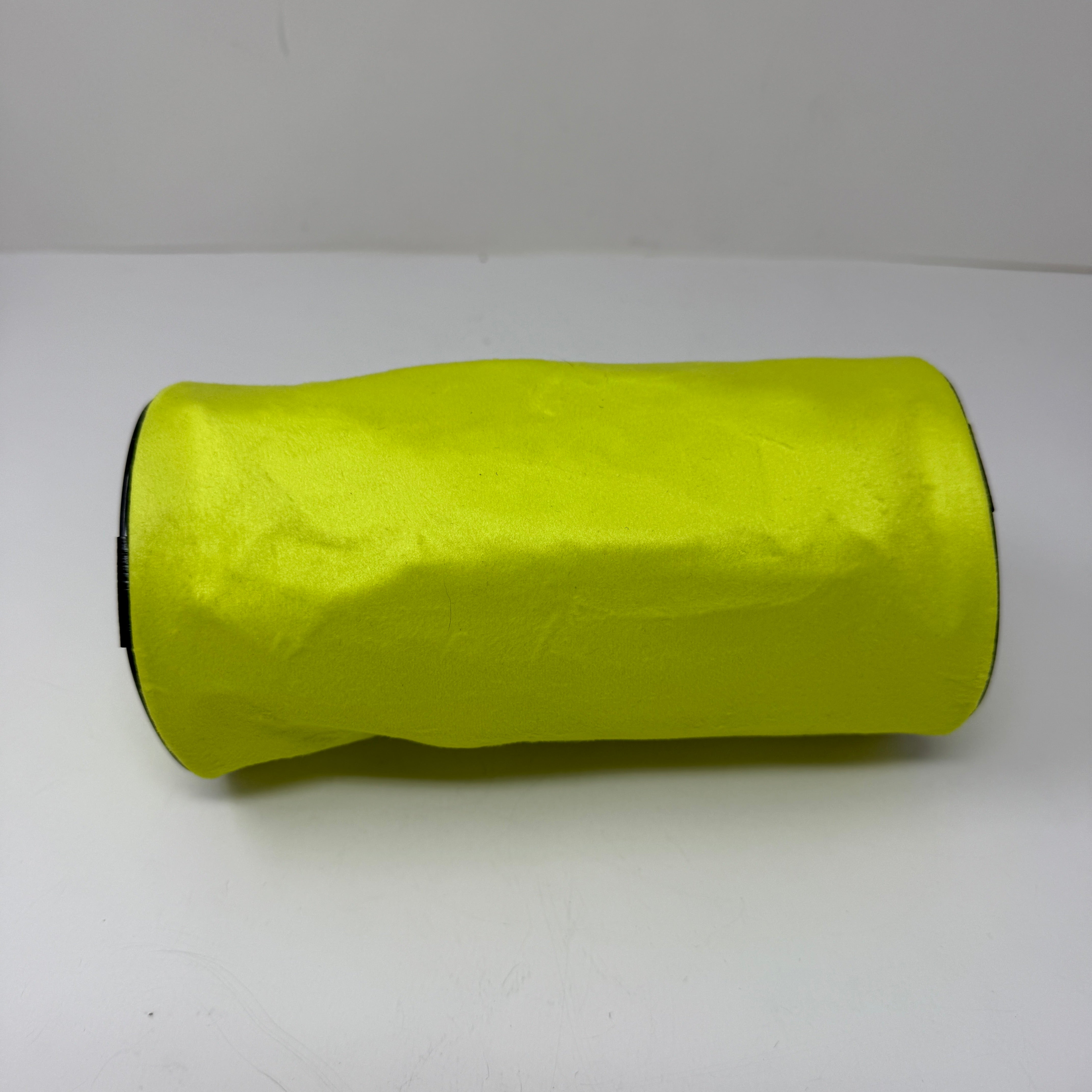 WYN Beauty Tennis Ball Top Zip Makeup Travel Pouch Bag Purse Yellow