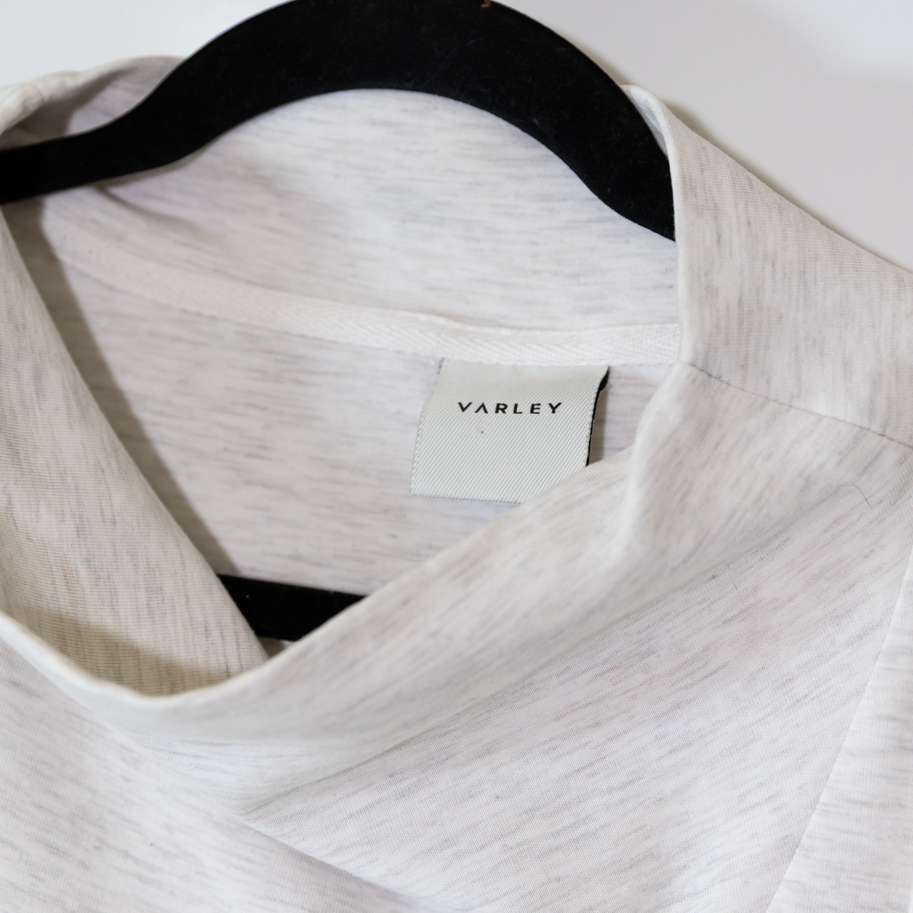 Varley Women's Modena Longline Sweat Turtleneck Pullover Sweater Heather Gray M