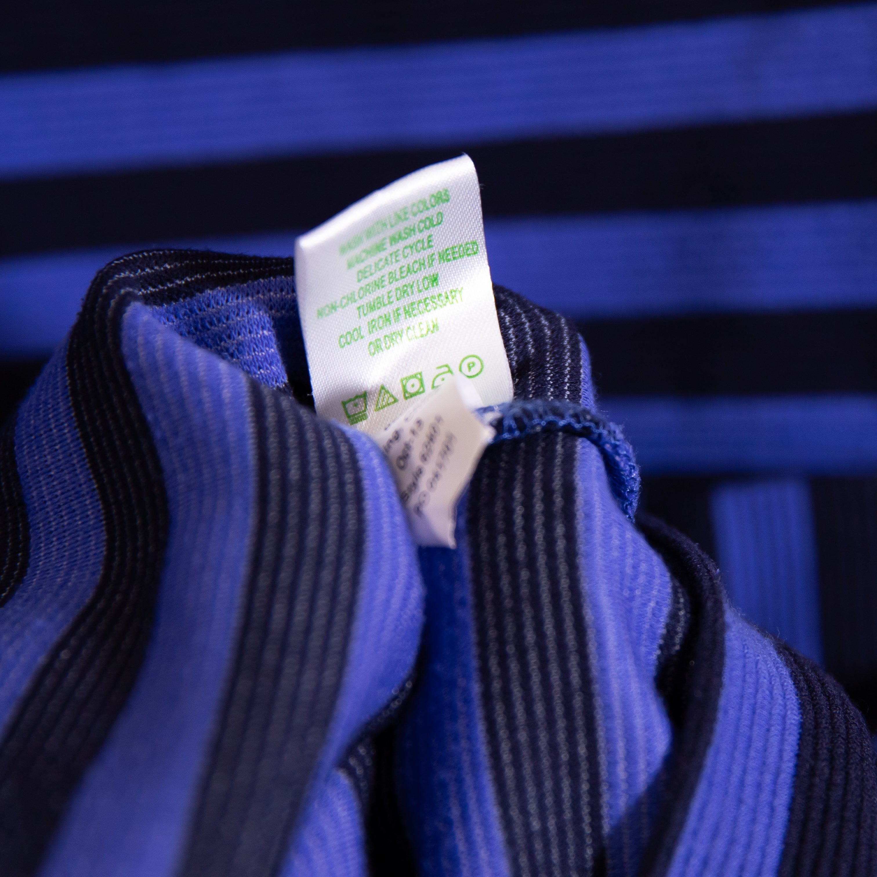 Lilly Pulitzer Charlene Cotton Blend Ribbed Knit Ottoman Navy Stripe Dress M