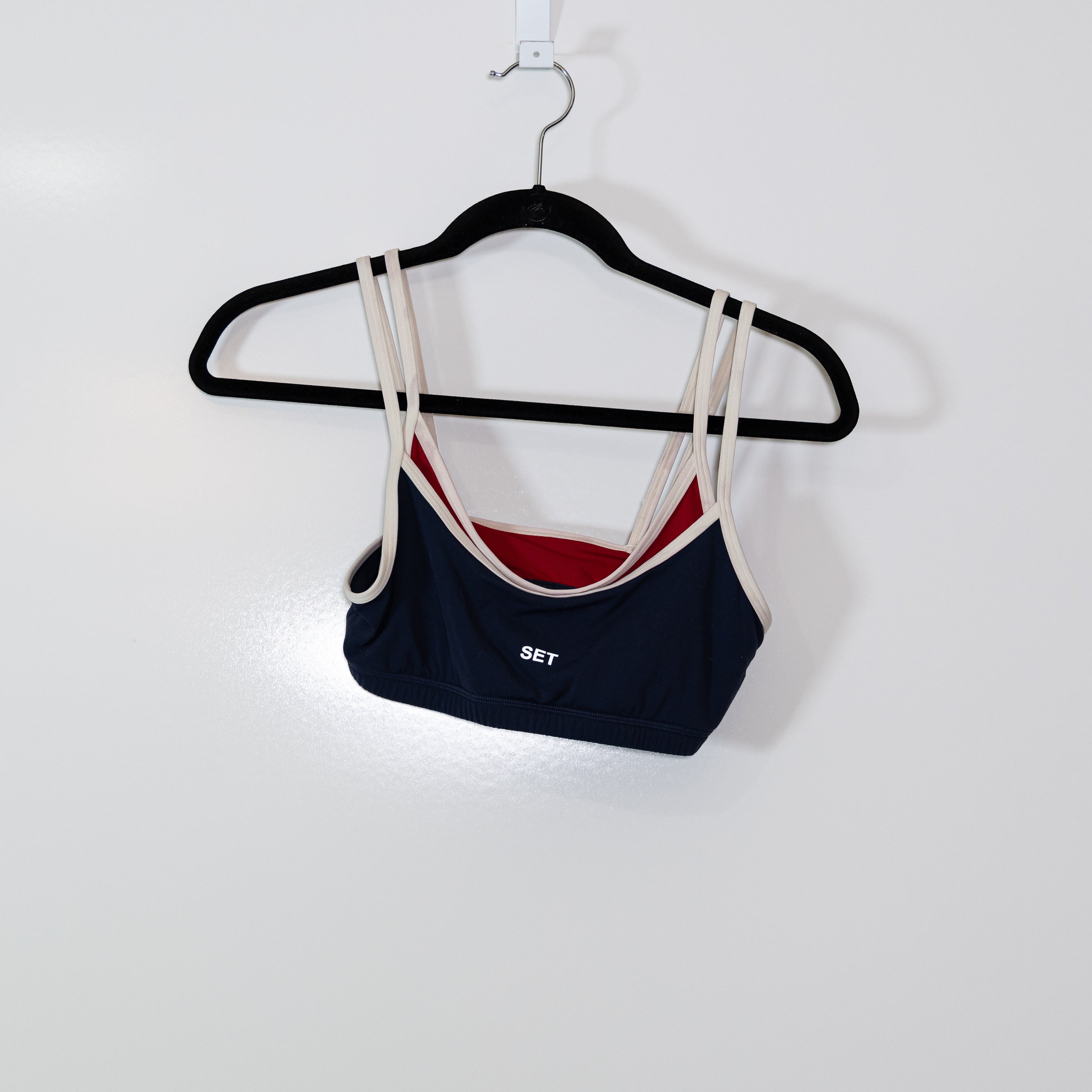 SET Active Formcloud Cloud Training Crop Cami Athletic Sports Bra Firework S