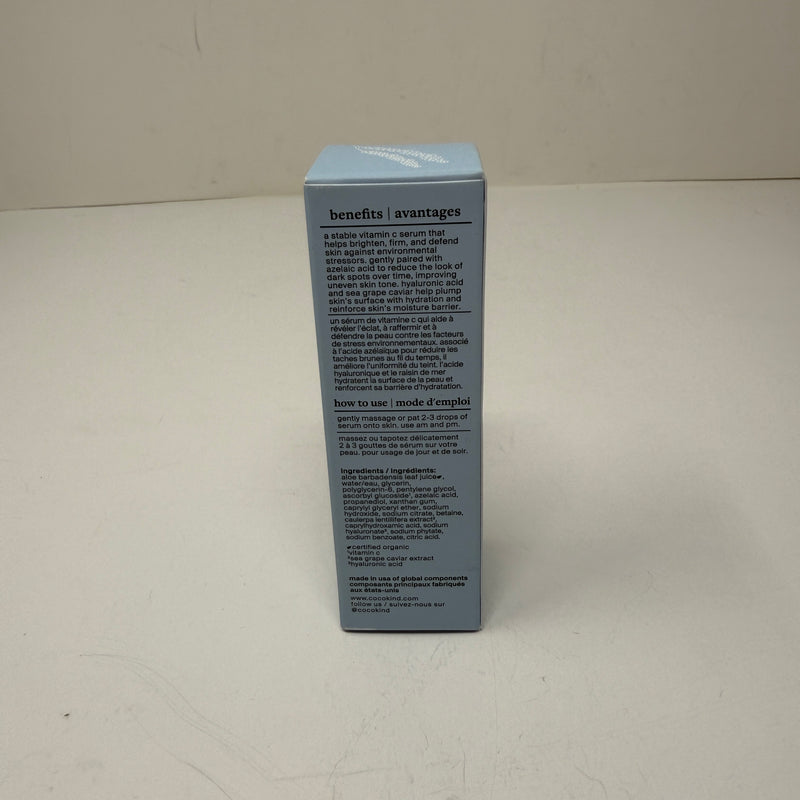 NEW Cocokind Vitamin C Glow Serum Sea Grape Caviar Bright Skin Moisturizing