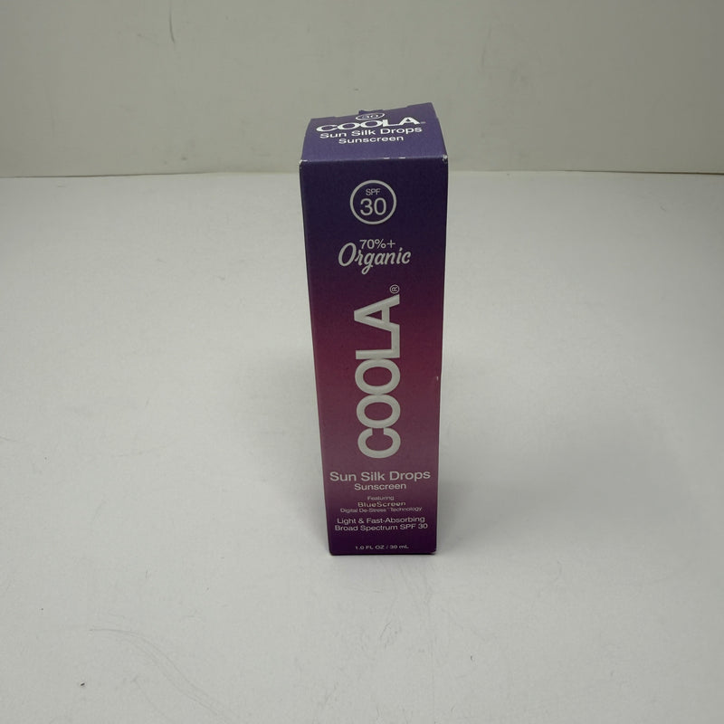 NEW Coola Sun Silk Drops Full Spectrum 360° Organic Sunscreen SPF 30 1 fl oz