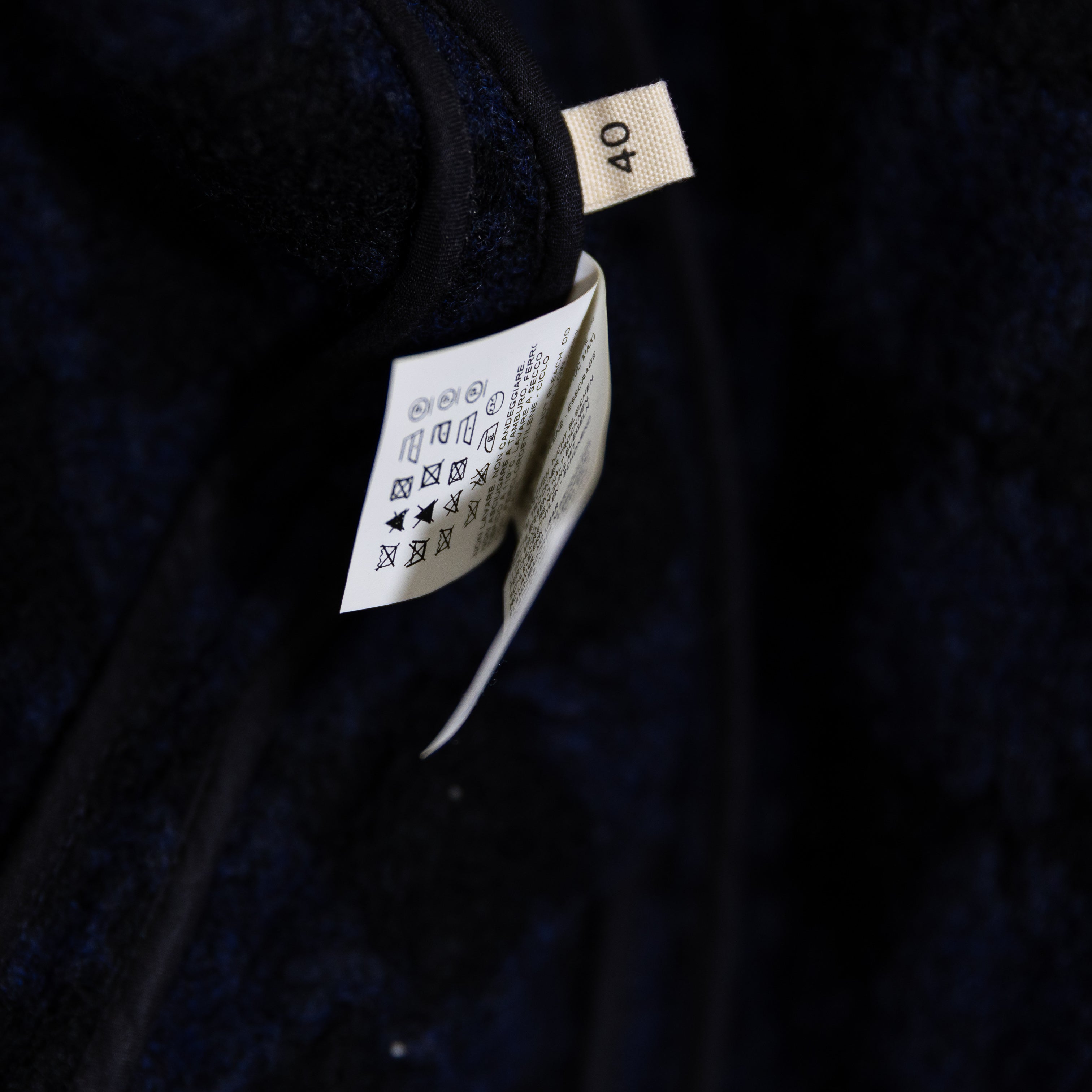 Marni Women's Wool Blend Textured Oversized Woven Collared Pea Coat Jacket Small