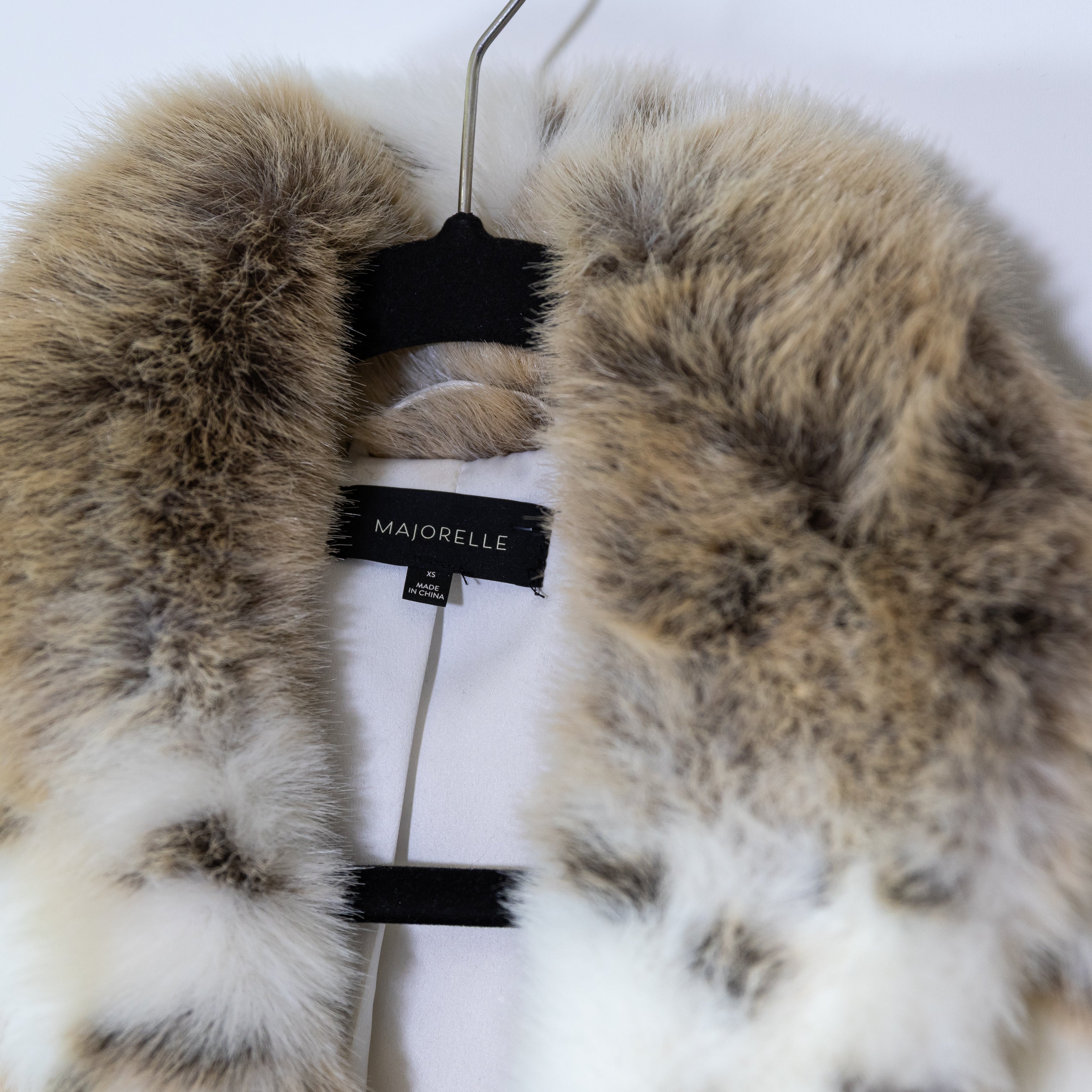 Majorelle Tatiana Faux Vegan Fur Arctic Fox Oversized Coat Jacket XS