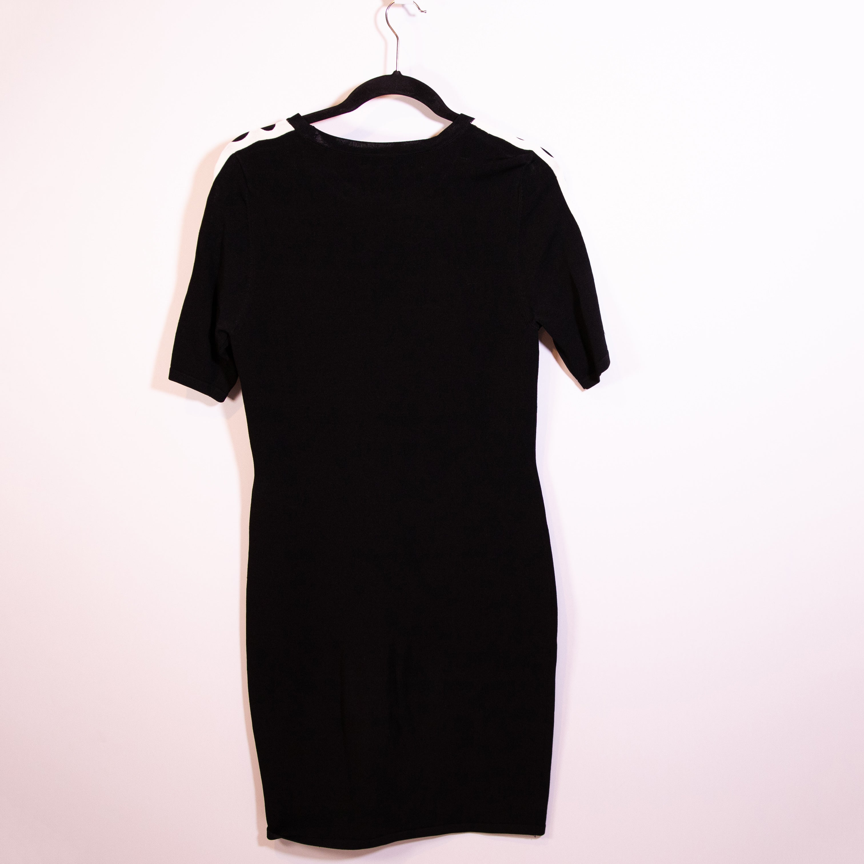 Opening Ceremony Sweater Knit Stretch Crew Neck Short Sleeve Bodycon Mini Dress