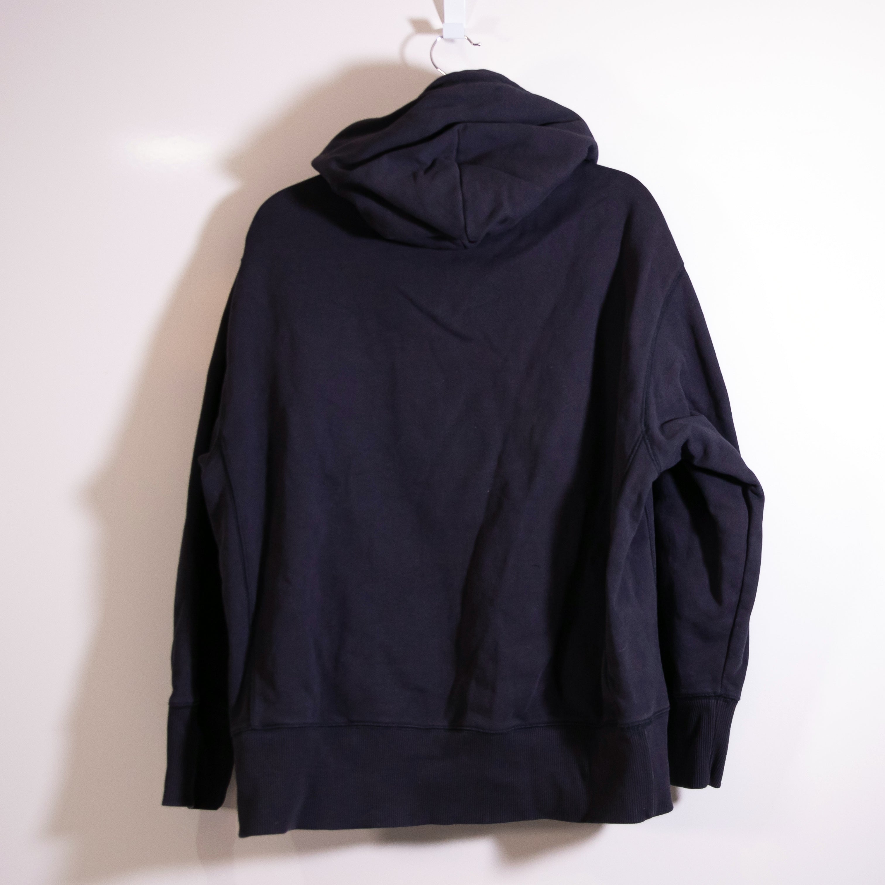 Zara Women's Cotton Fleece Lined Heavy Knit Pullover Hoodie Sweatshirt Sweater M