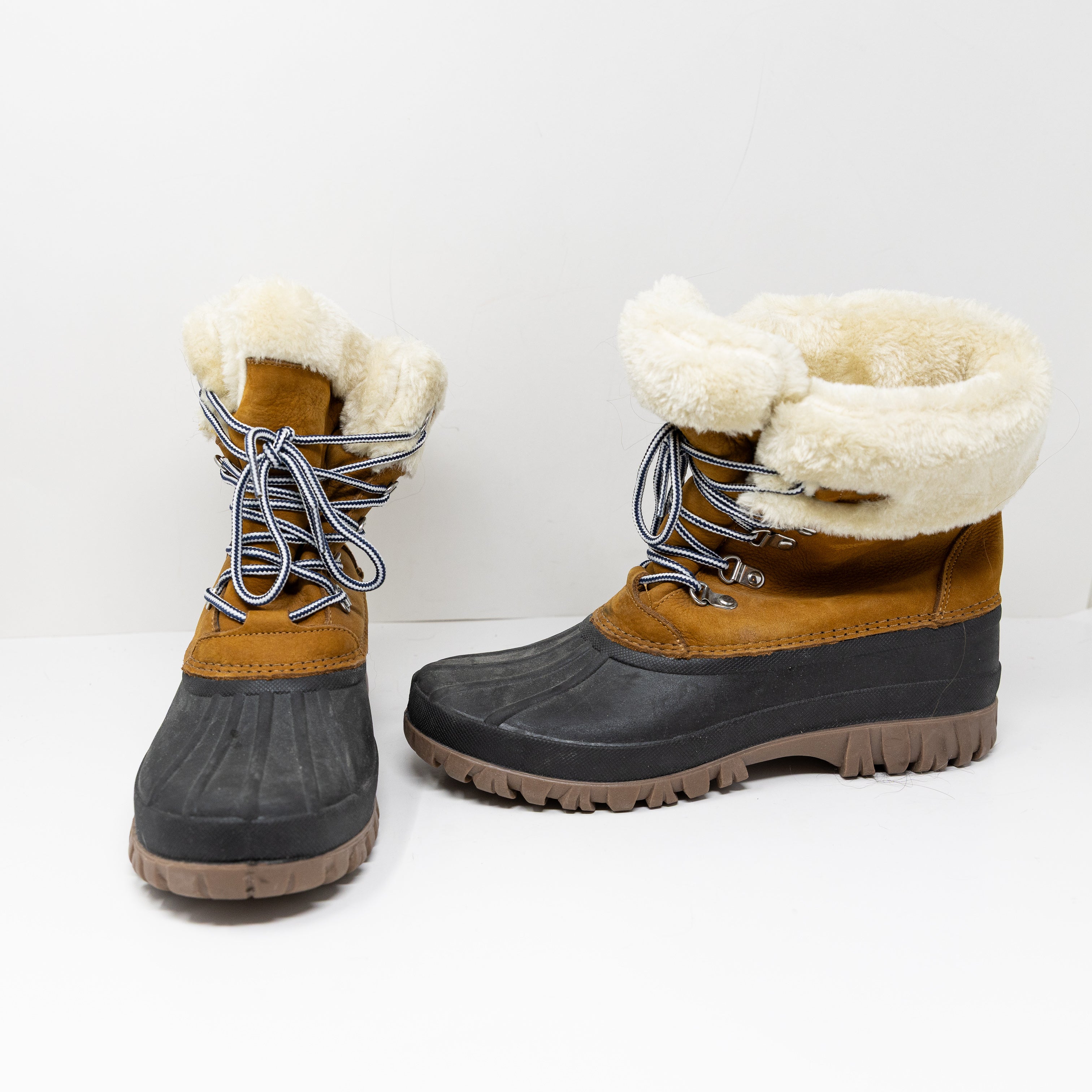 J. Crew Women's Perfect Winter Waterproof Boots Sherpa Lined Ankle Booties 10